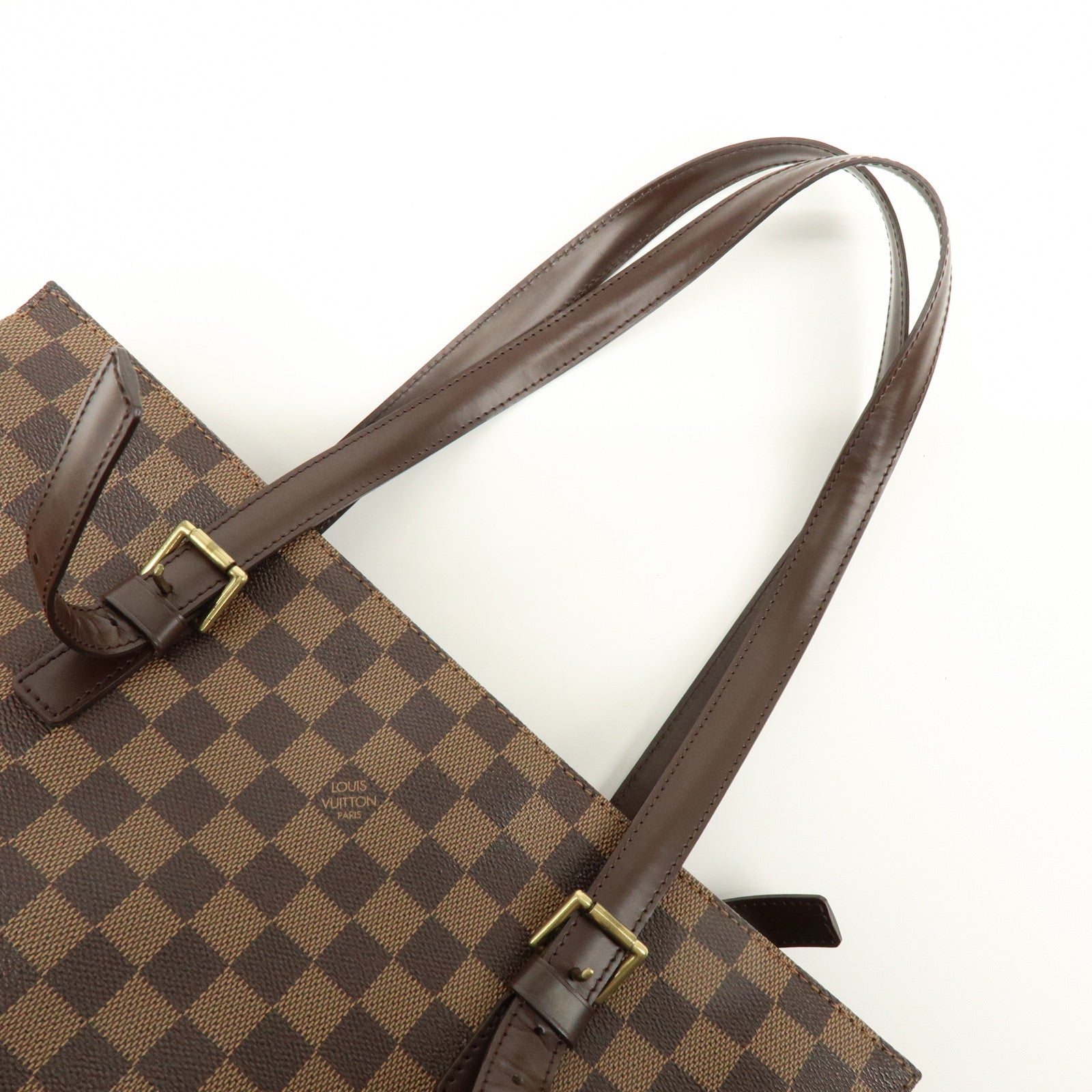 Louis Vuitton Damier Ebene Chelsea Canvas Shoulder Bag N51119