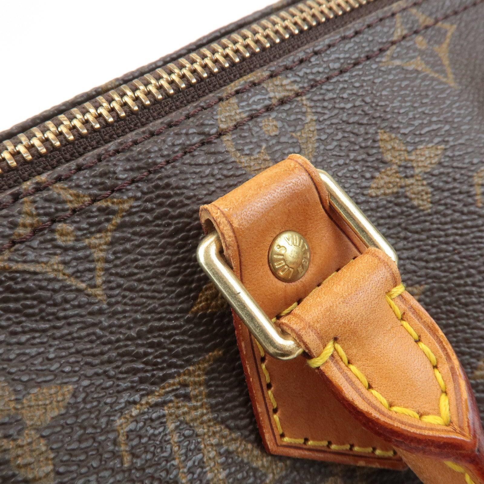 Louis Vuitton Monogram Speedy 25 Hand Bag Boston Bag Brown M41528 Used
