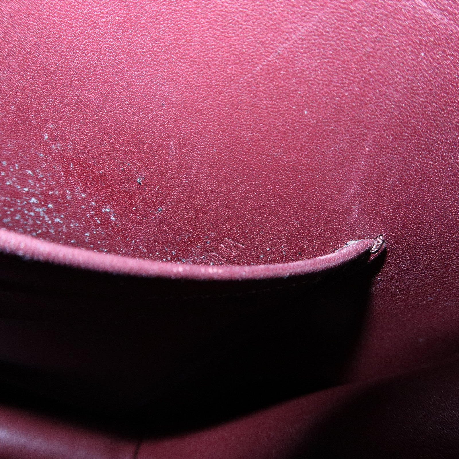 Louis Vuitton Damier Vernis Cabaret Shoulder Bag Bordeaux M92124