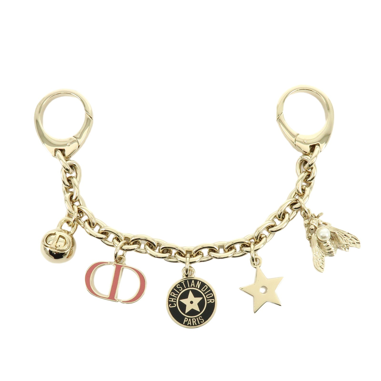 Christian Dior Metal 30 Montaigne Charm Bag Charm Key Holder