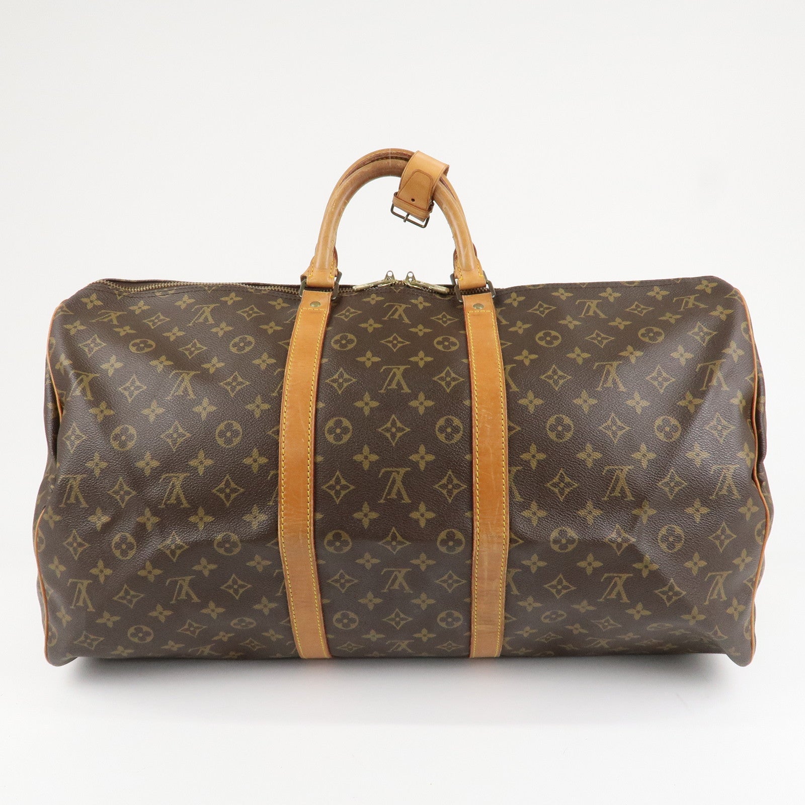 Louis Vuitton Monogram Keep All 55 Boston Bag Travel Bag M41424 Used