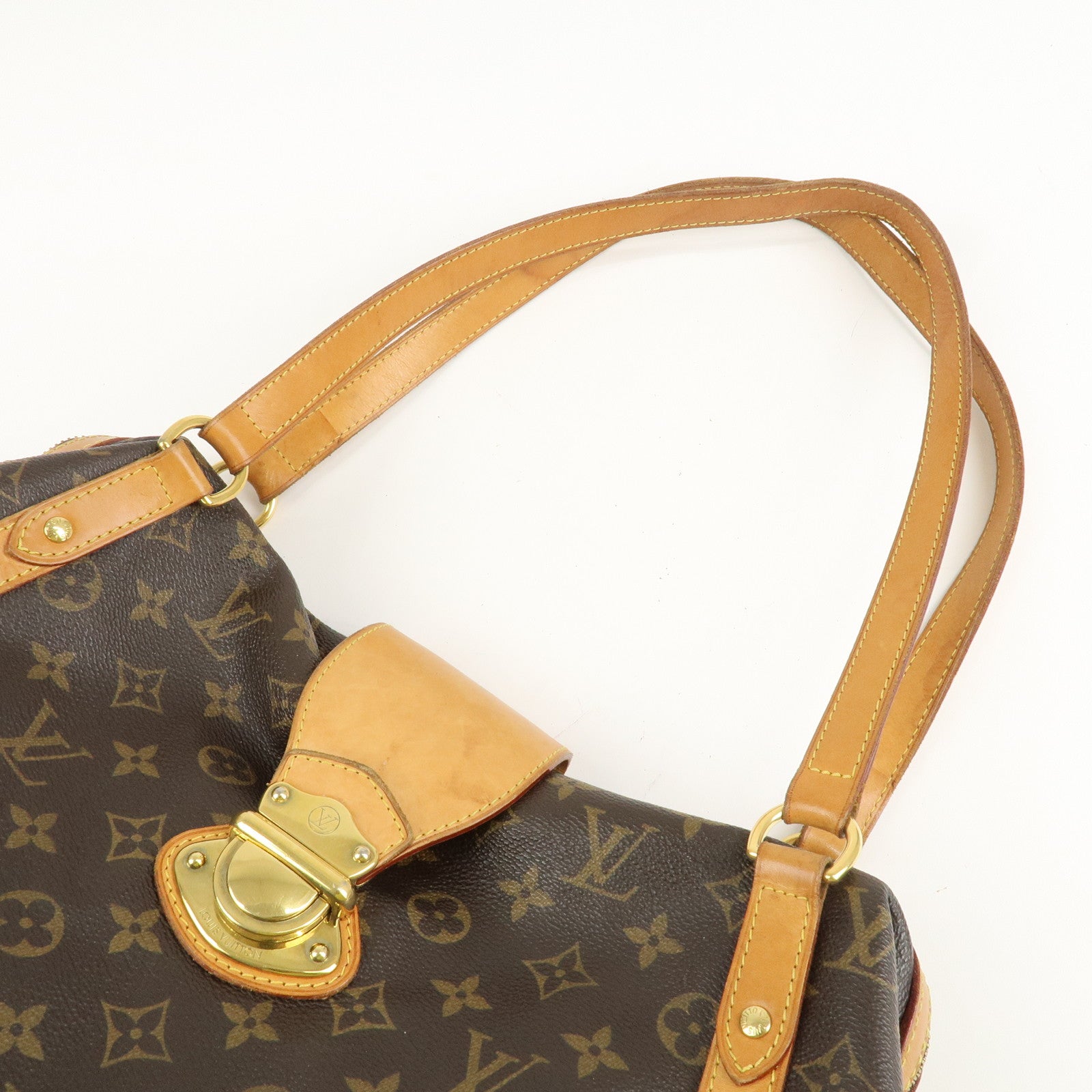 Louis Vuitton Monogram Stresa GM Shoulder Bag Brown M51188 Used