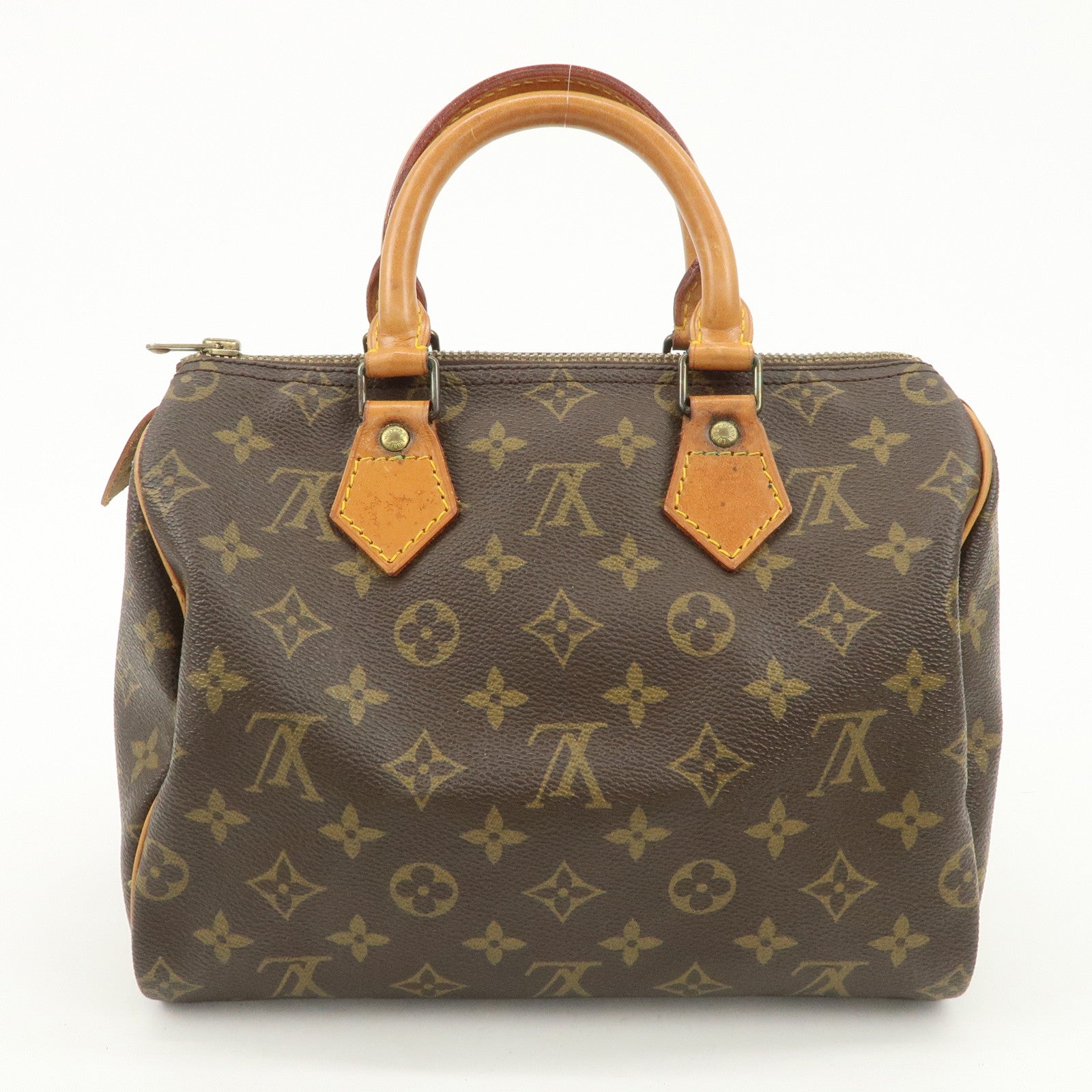 Louis Vuitton Monogram Canvas Speedy 25 Boston Bag Hand Bag M41528