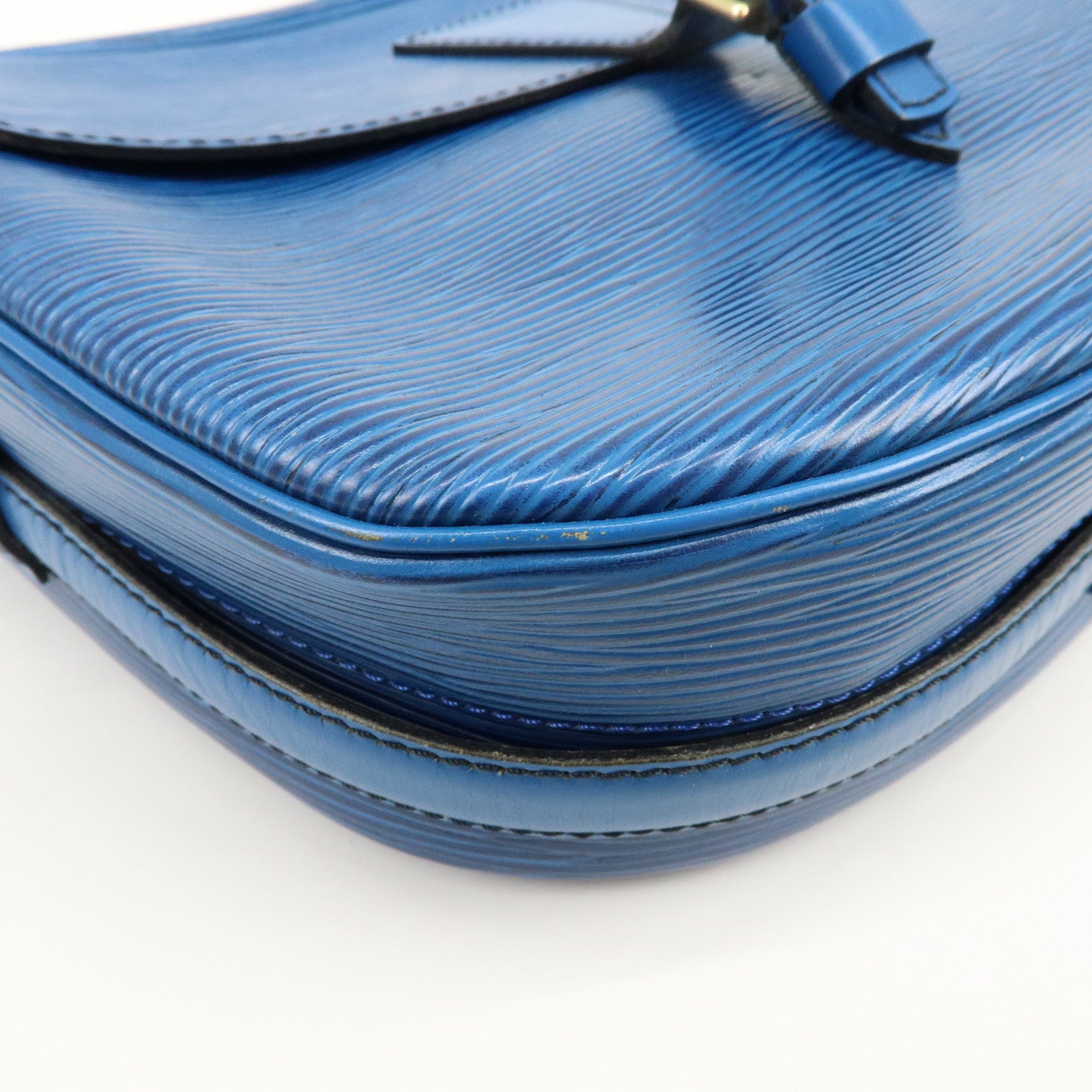 Louis Vuitton Epi Jeune Fille Shoulder Bag Toledo Blue M52155