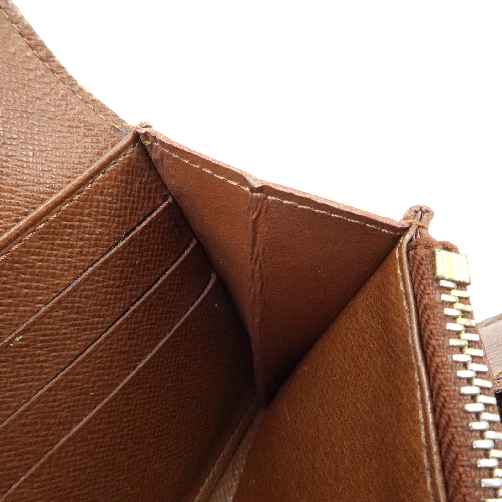 Louis Vuitton Monogram Portefeuille Sarah Long Wallet Brown M61734