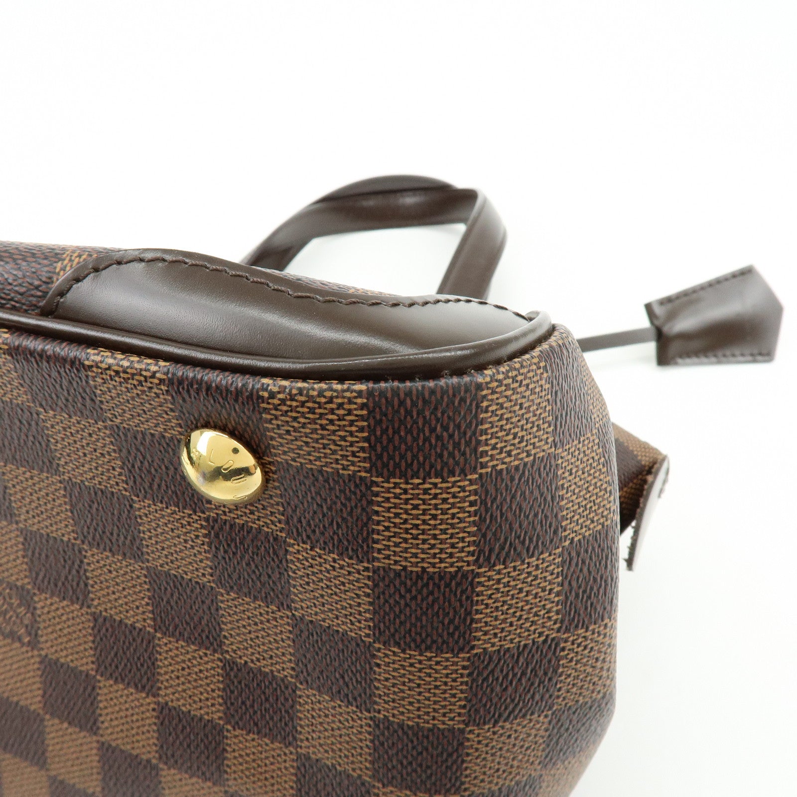 Louis Vuitton Damier Ebene Verona PM Hand Bag Brown