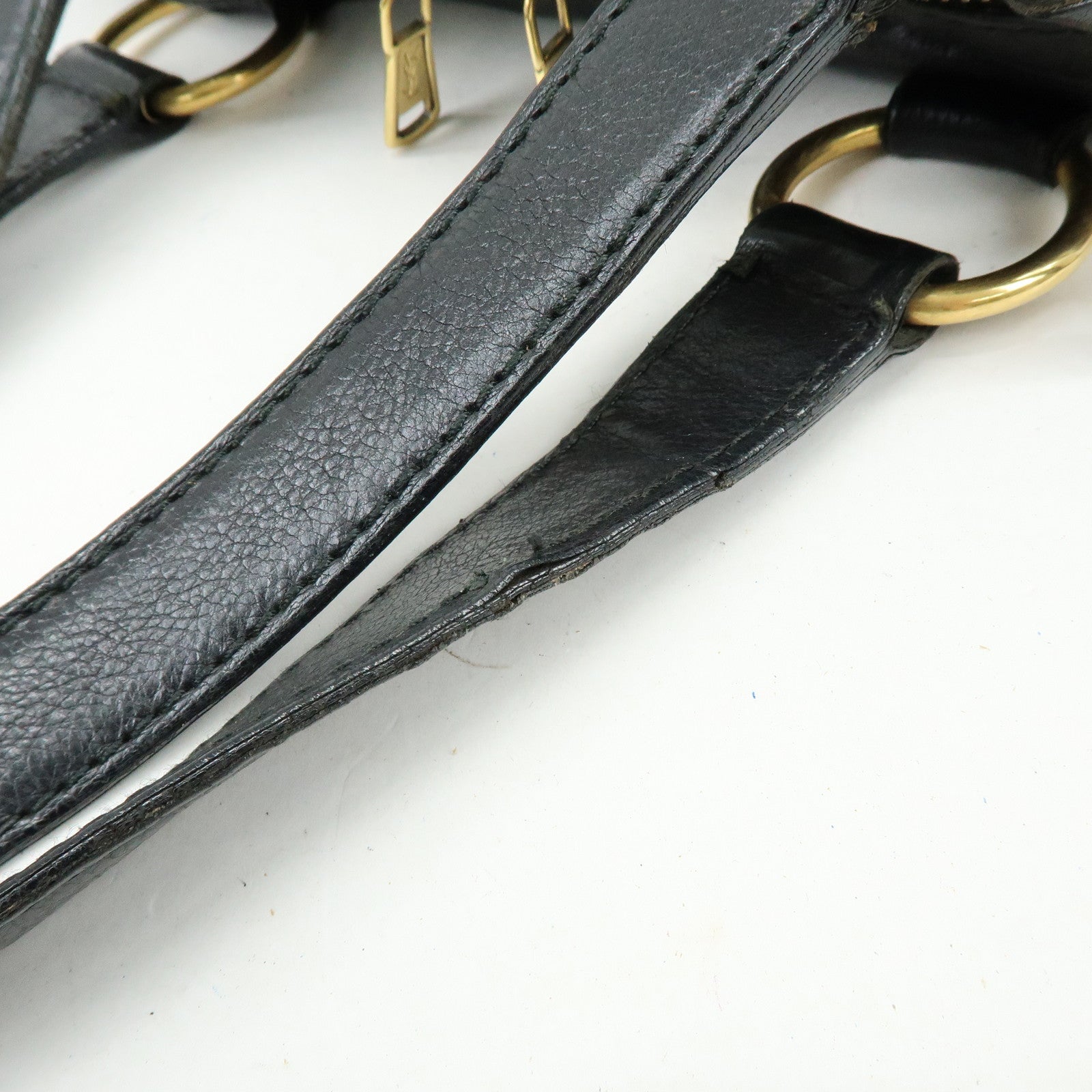 SAINT LAURENT PARIS MUSE Leather Hand Bag Shoulder Bag Black 153959