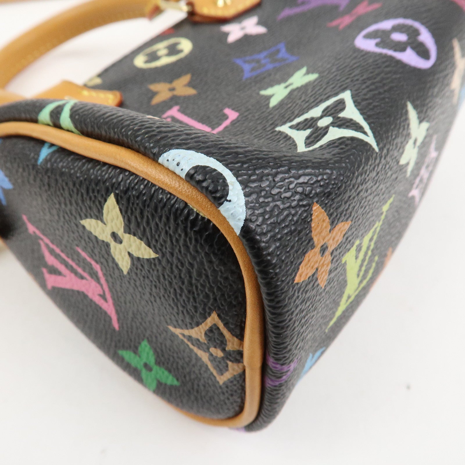 Louis Vuitton Monogram Multicolor Mini Speedy Mini Bag Noir M92644