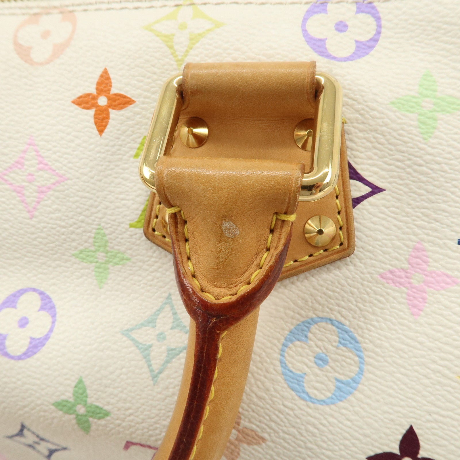 Louis Vuitton Monogram Multicolor Hand Bag Blanc M92643