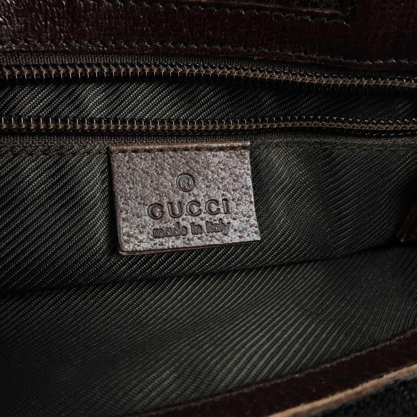 GUCCI GG Canvas Leather Shoulder Crossbody Bag Beige Brown 27639