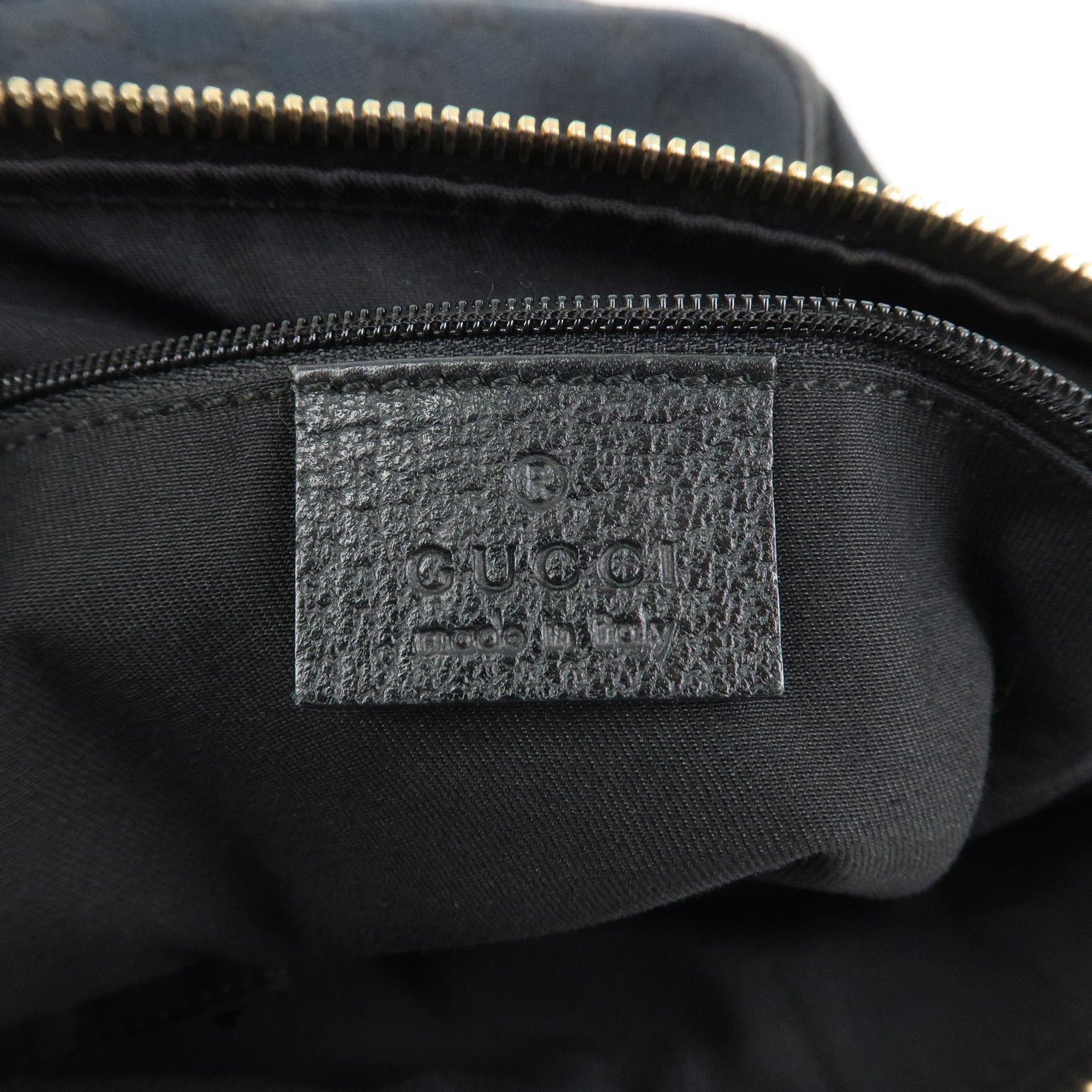 GUCCI GG Monogram Canvas Shoulder Bag Hand Bag Black 146244
