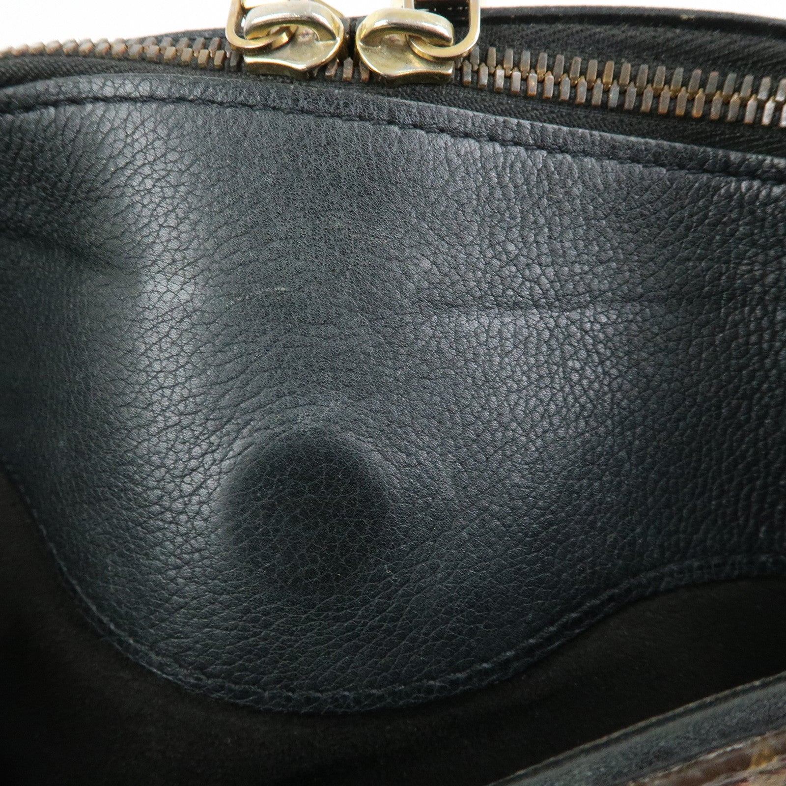 Louis Vuitton Monogram Pallas 2Way Bag Hand Bag Brown Noir M41064