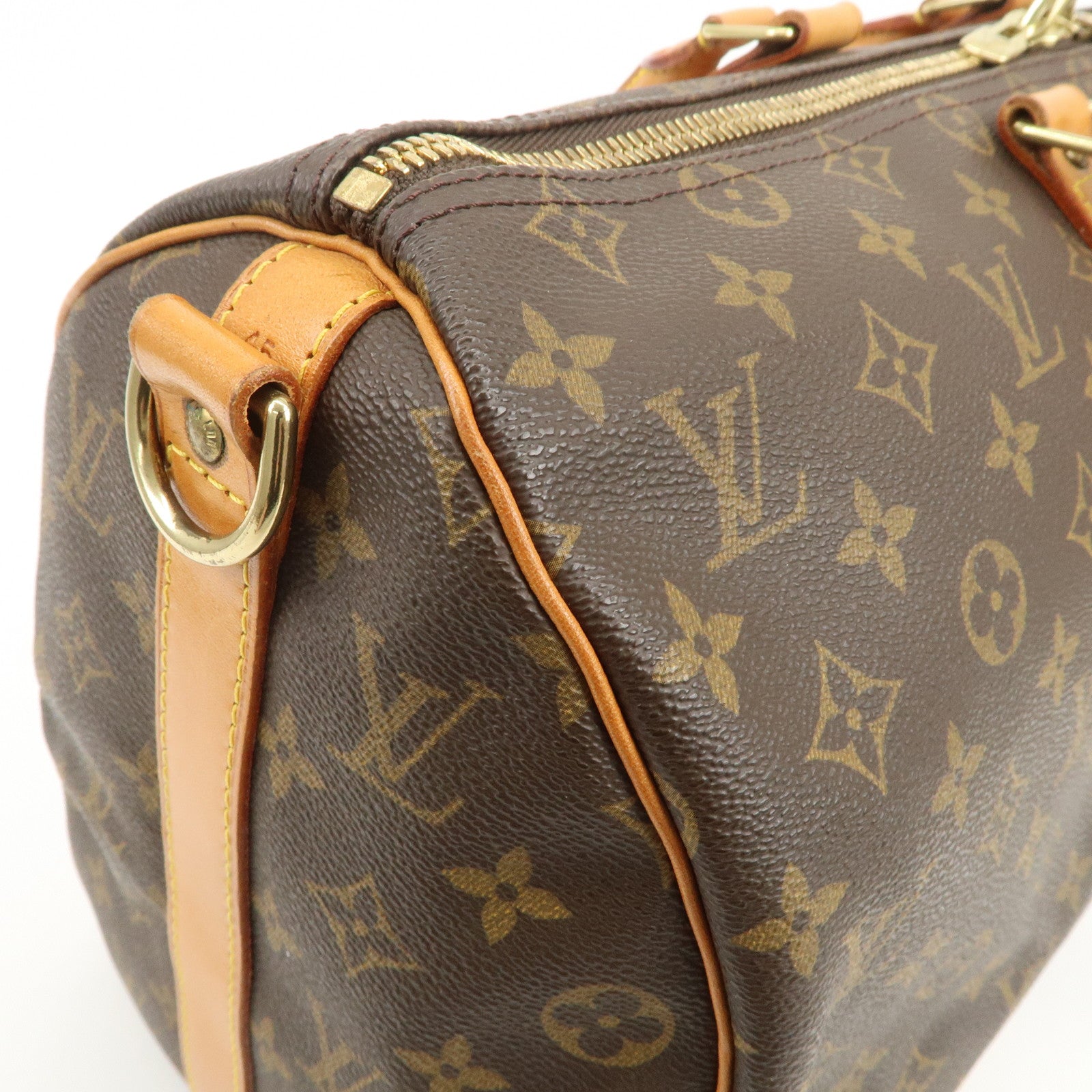 Louis Vuitton Monogram Keep All Bandouliere 45 Boston Bag M41418