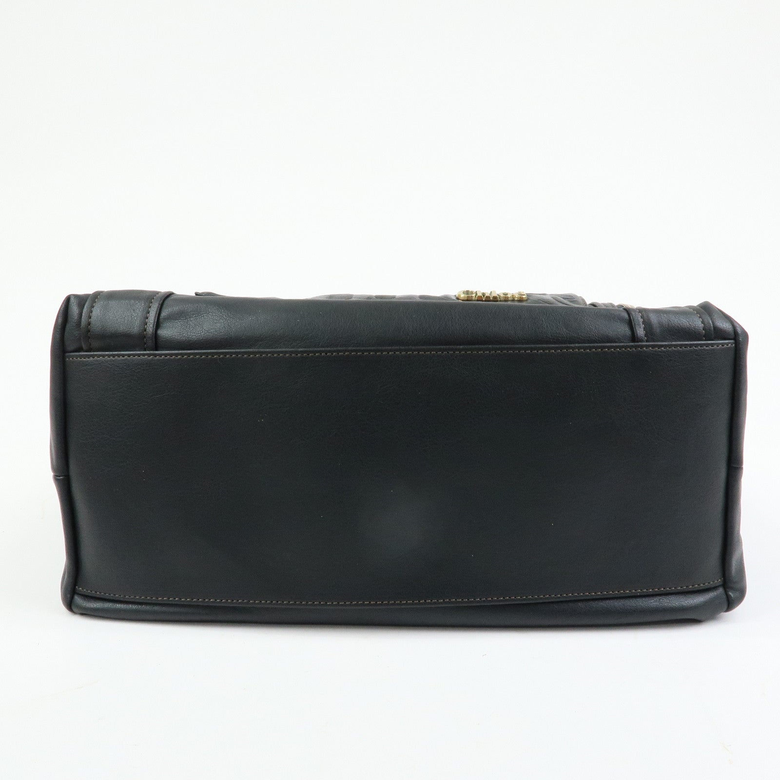 Chloe Eclipse Leather Tote Bag Shoulder Bag Hand Bag Black