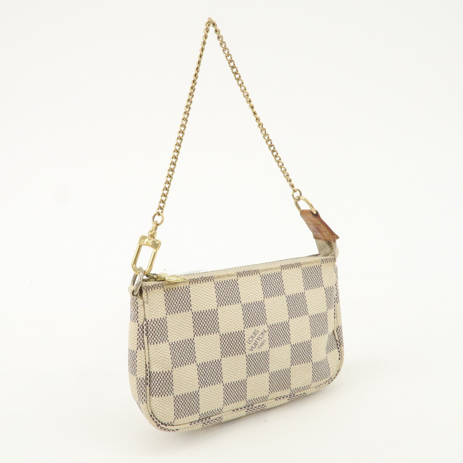 Louis Vuitton Damier Azur Mini Pochette Accessoires Pouch N58010 Used