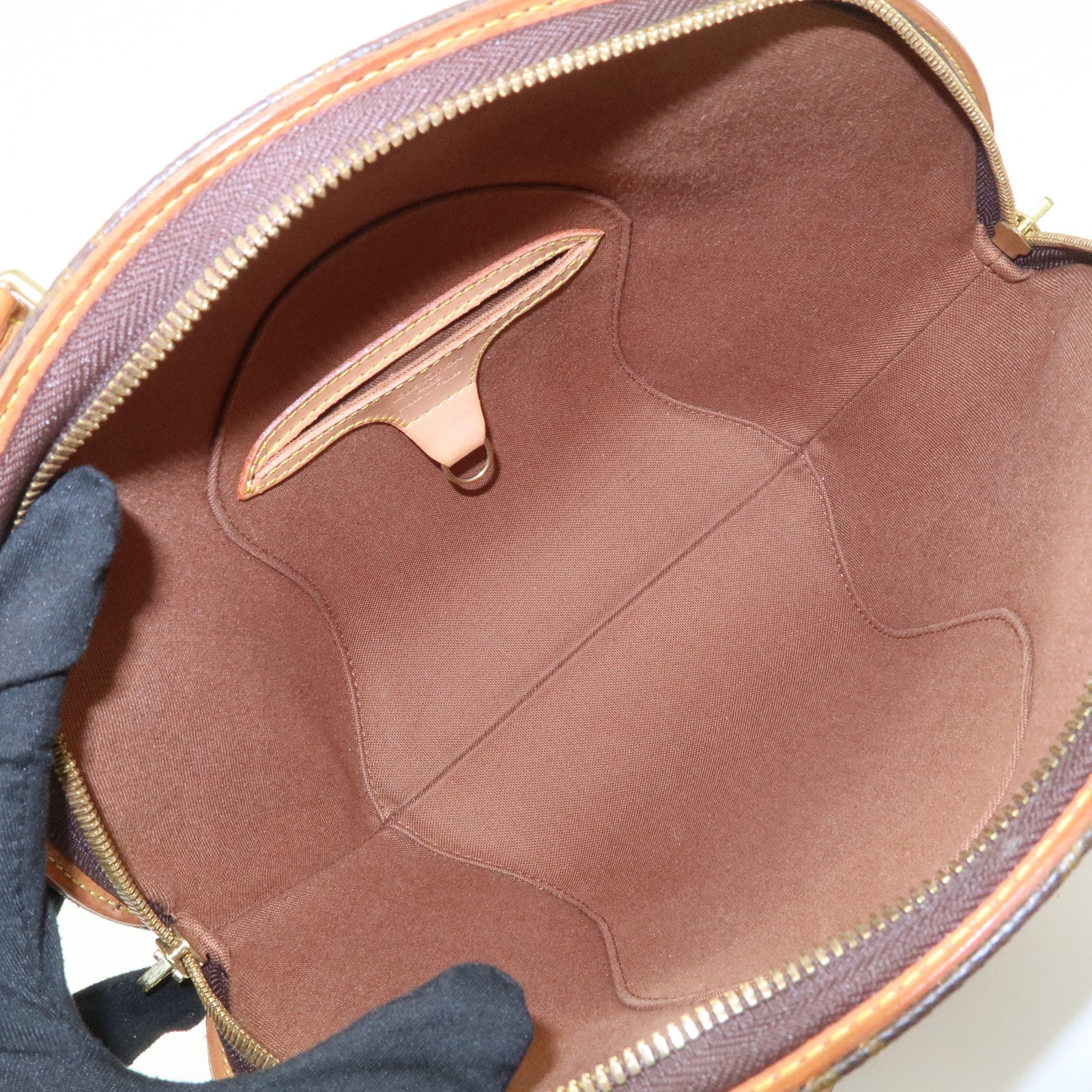 Louis Vuitton Monogram Ellipse PM Hand Bag Brown M51127