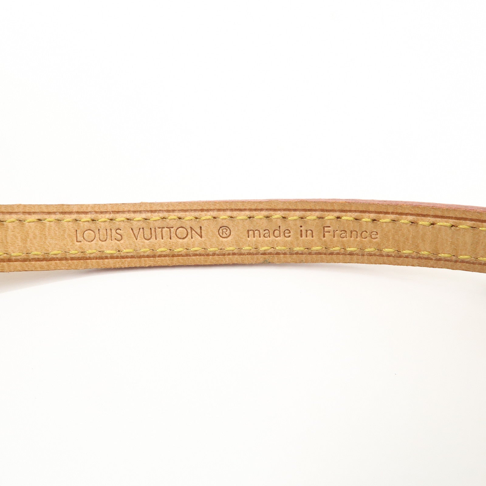 Louis Vuitton Nume Leather Vernis Lethear Flower Lexington Choker Bracelet Natural M92252