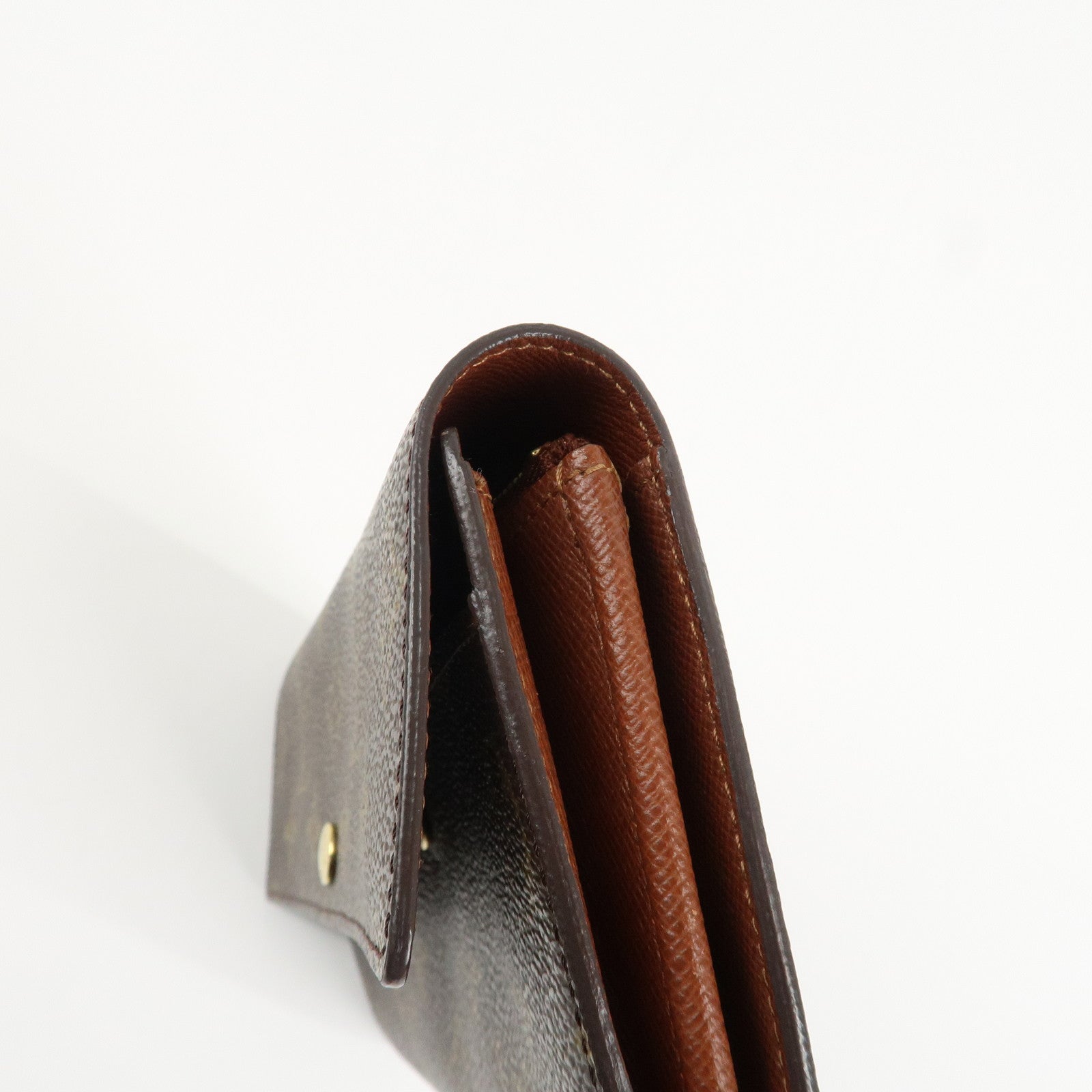 Louis Vuitton Monogram Pochette Porte Monnaie Credit Long Wallet M61725 Used
