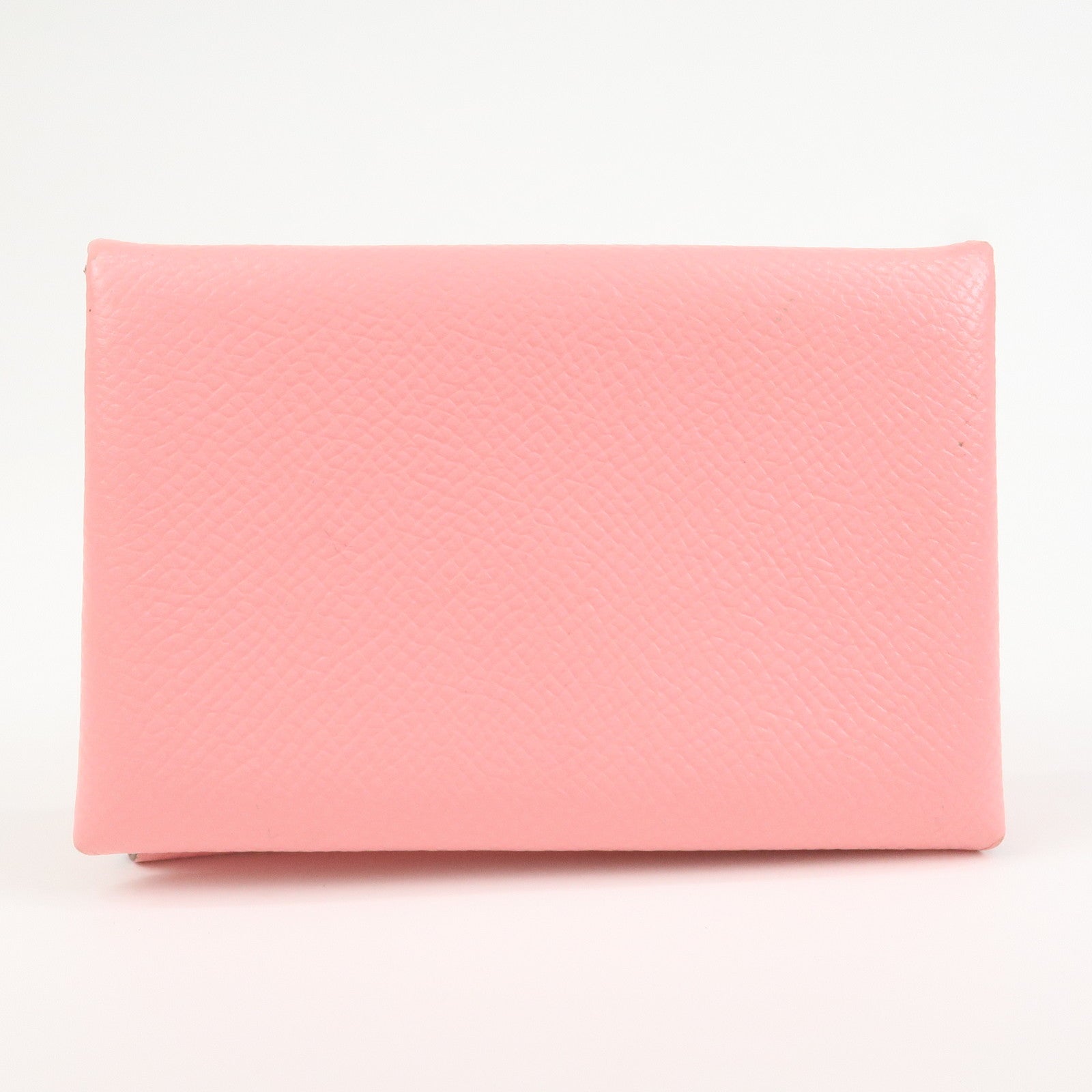 HERMES Veau Epsom Leather B Stamped CALVI Card Case Card Holder