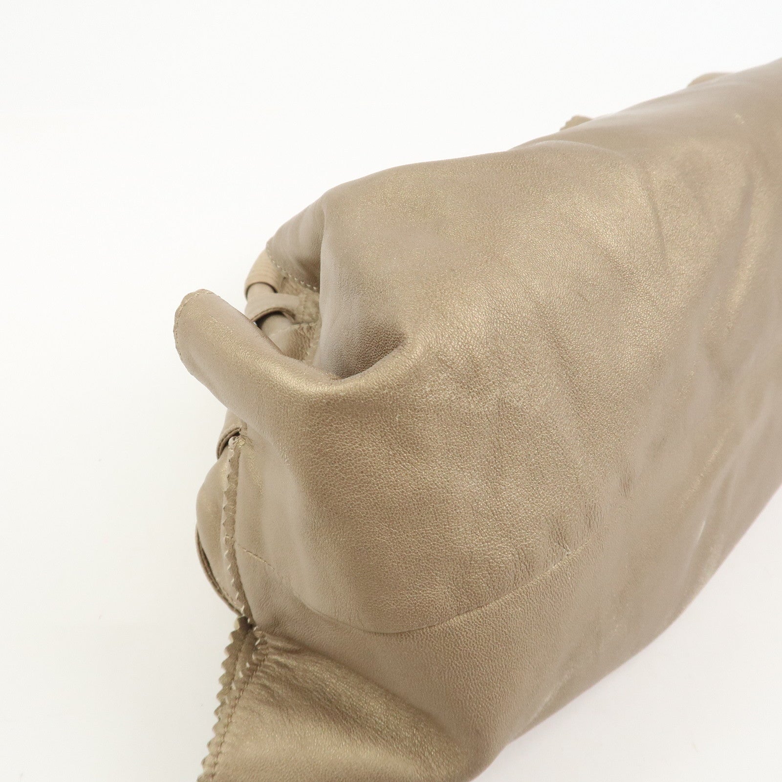 LOEWE Anagram Nappa Aire Leather Hand Bag Shoulder Bag Gold