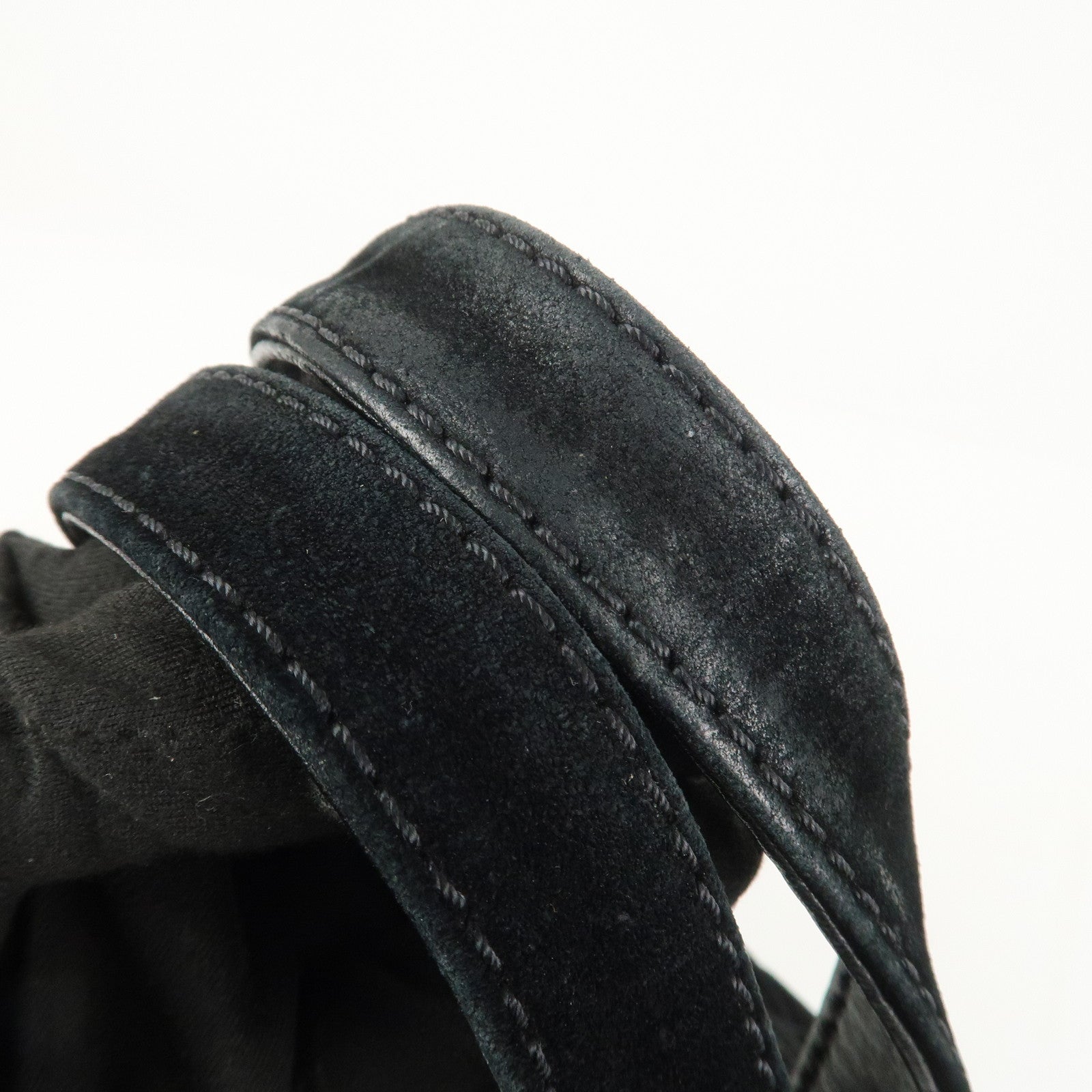 CHANEL Wild Stitch Matelasse Suede 2Way Bag Shoulder Bag Hand Bag