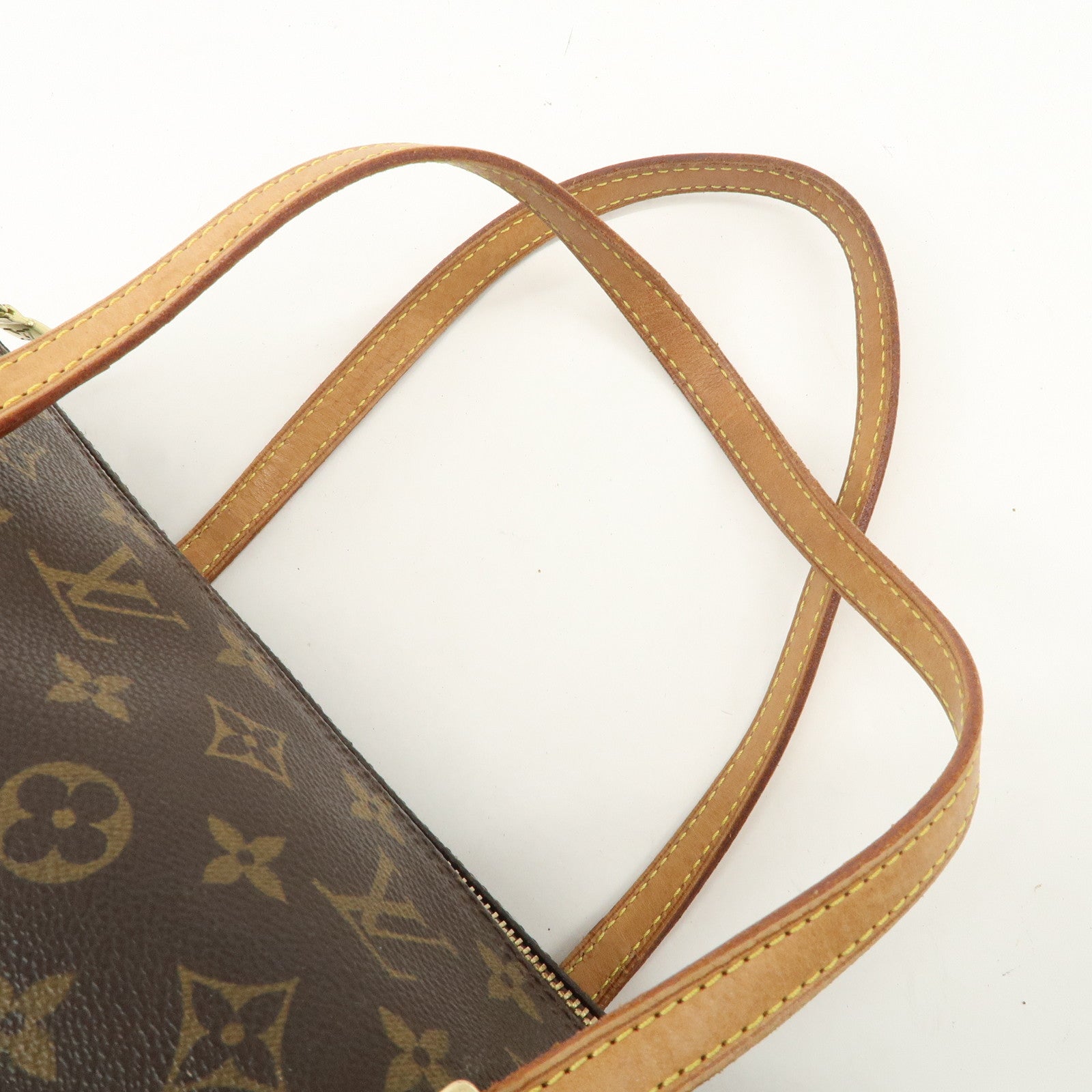 Louis Vuitton Monogram Papillon 30 Hand Bag New Style Brown M51385 Used