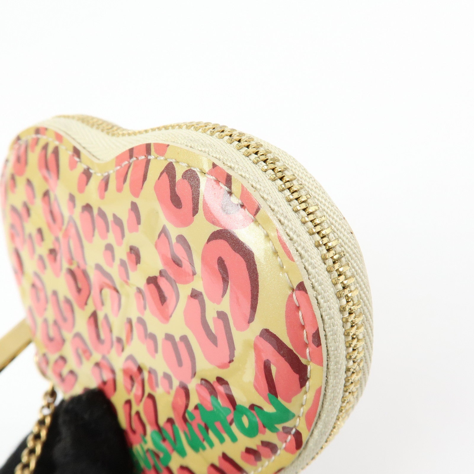 Louis Vuitton Monogram Vernis Porte Monnaie Coeur Coin Case M91473
