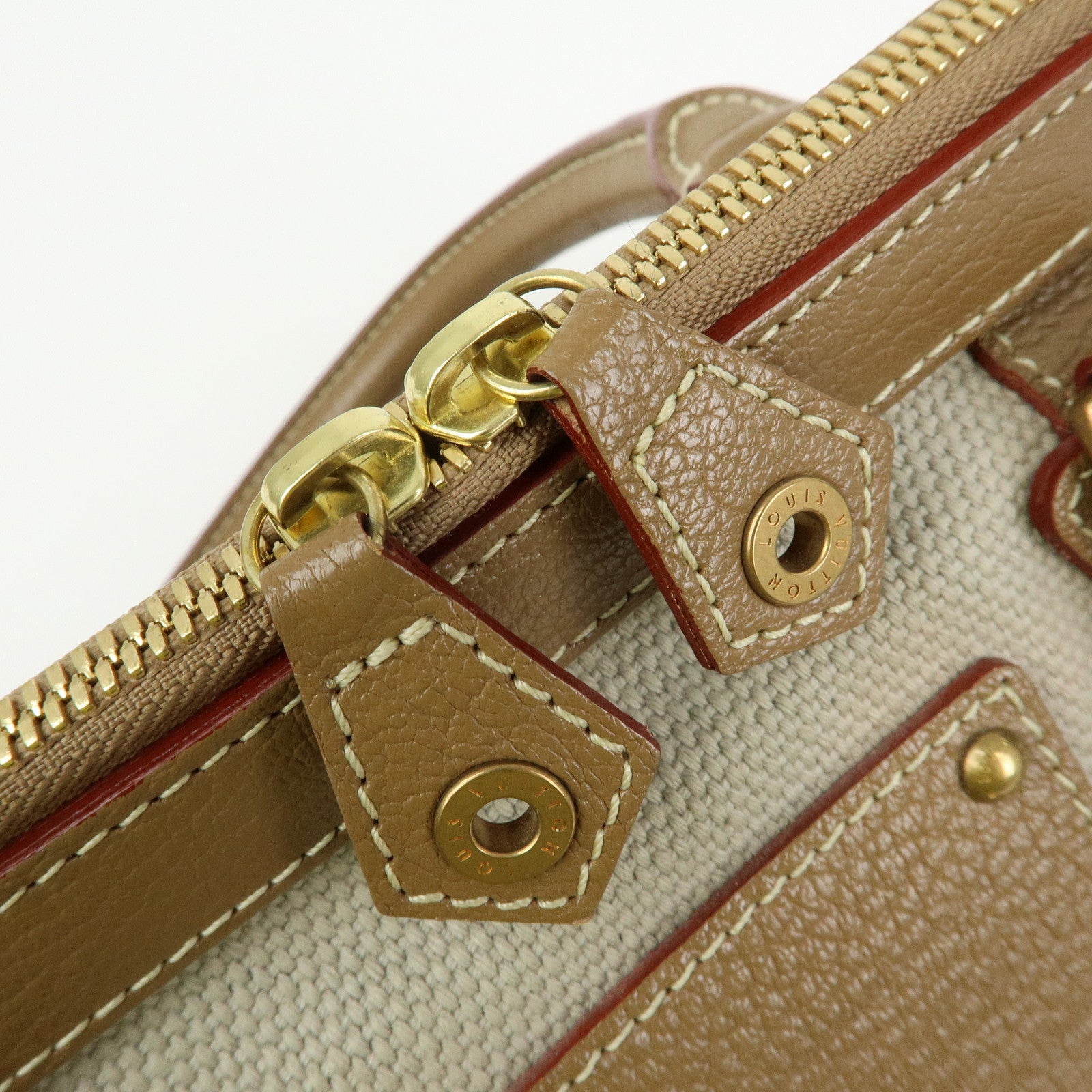 Louis Vuitton Toile Trianon Sac de Nuit MM Canvas Hand Bag M48826