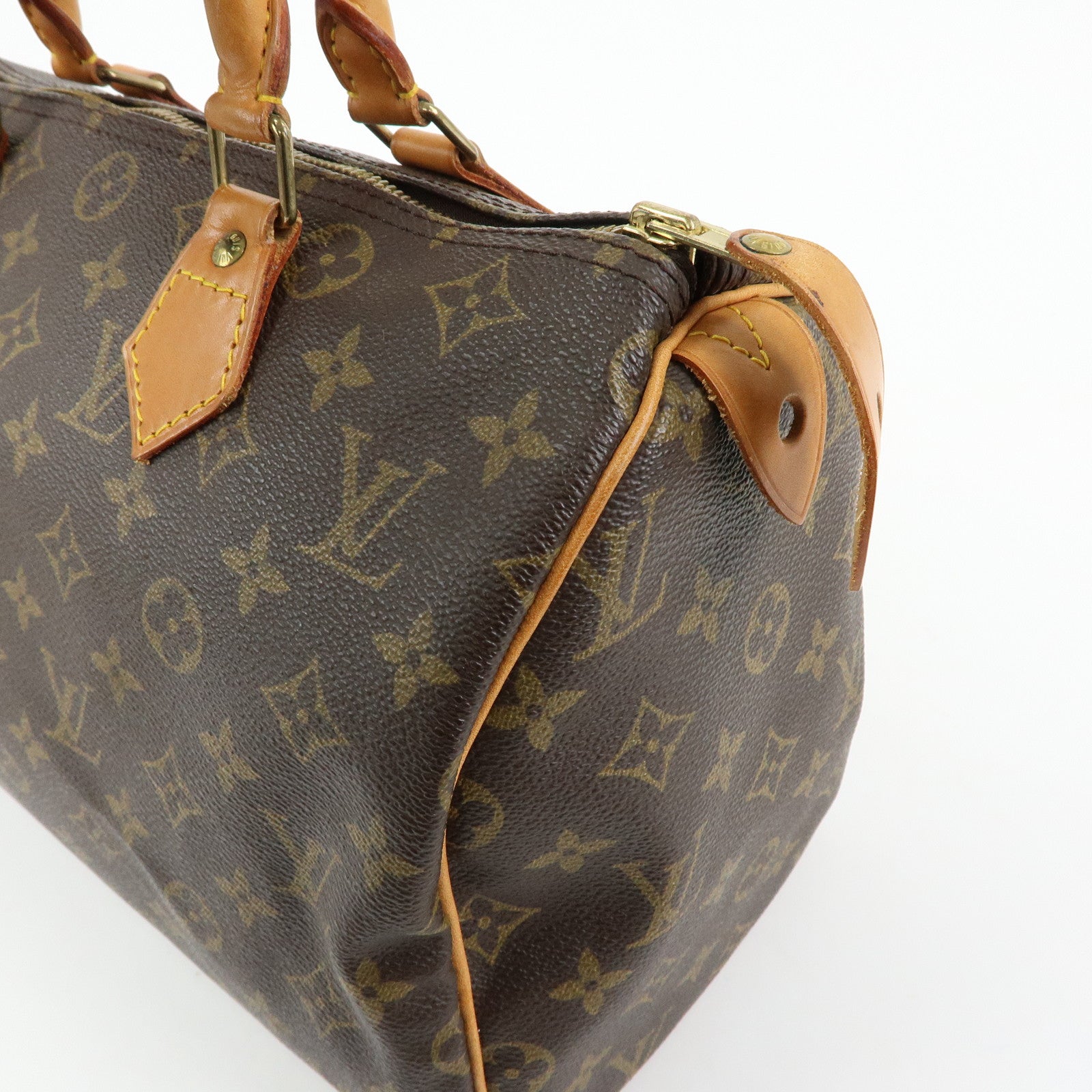Louis Vuitton Monogram Speedy 30 Boston Bag Hand Bag Brown M41526
