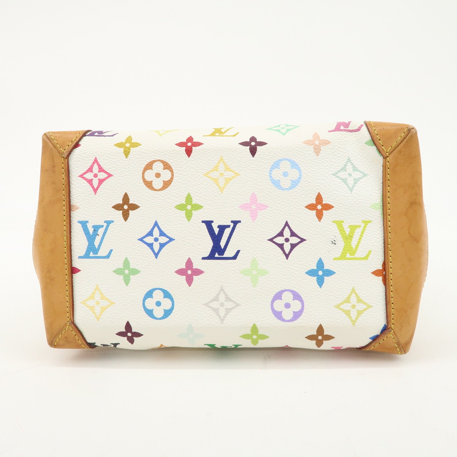 Louis Vuitton Monogram Multicolor Audra Hand Bag Blanc M40047