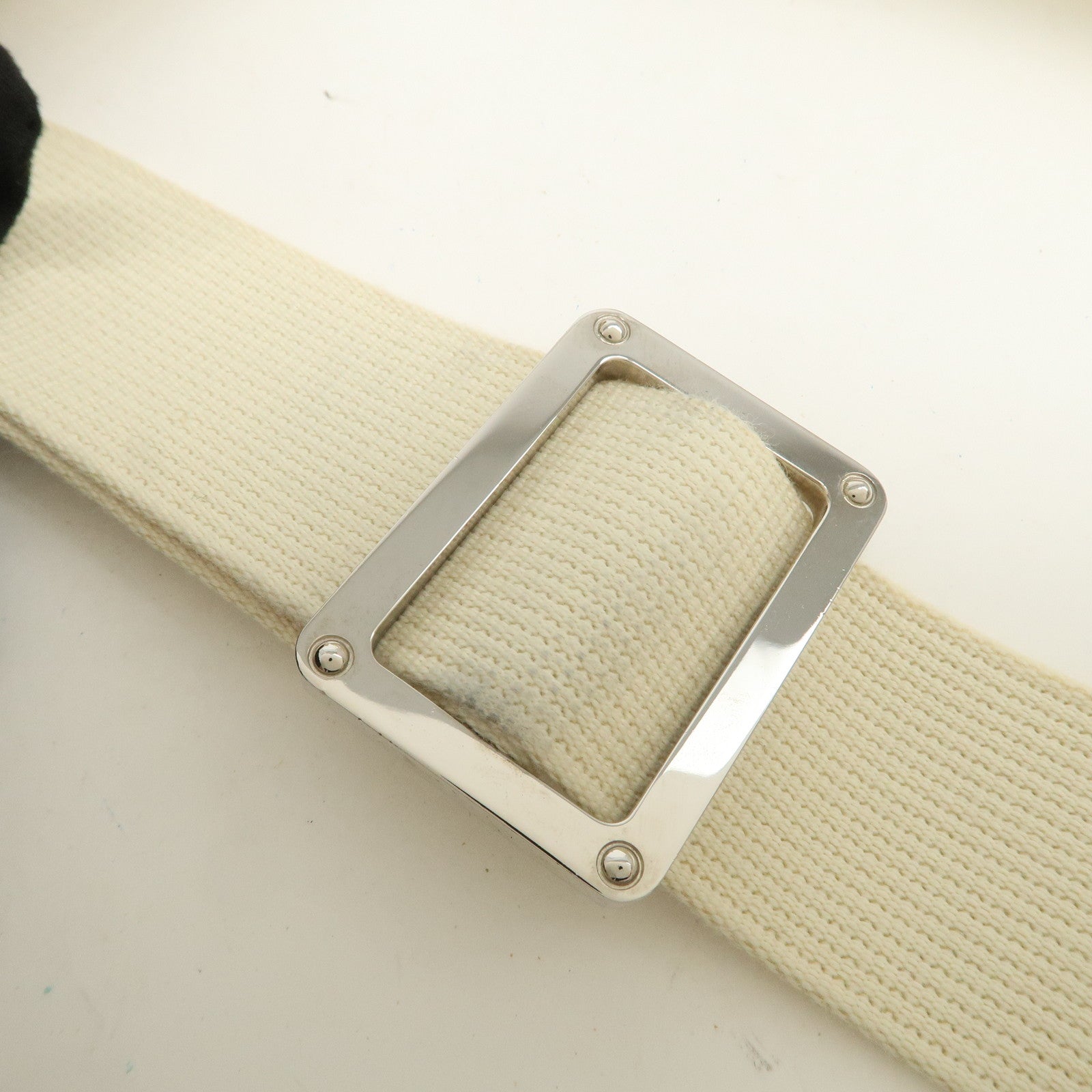 LOEWE Anagram Canvas Leather Shoulder Bag Crossbody Bag Beige