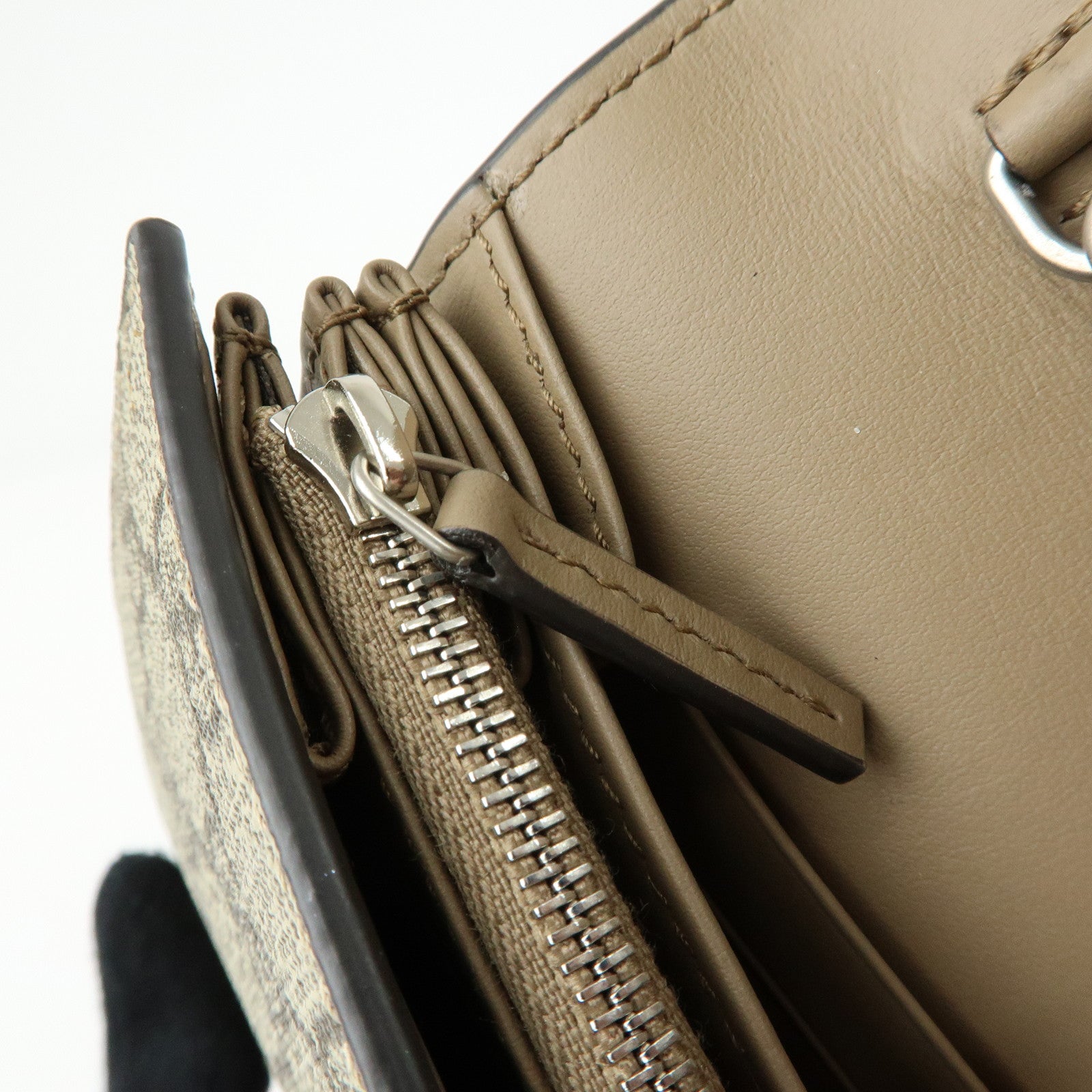 GUCCI Dionysus GG Supreme Chain Shoulder Bag Beige 401231