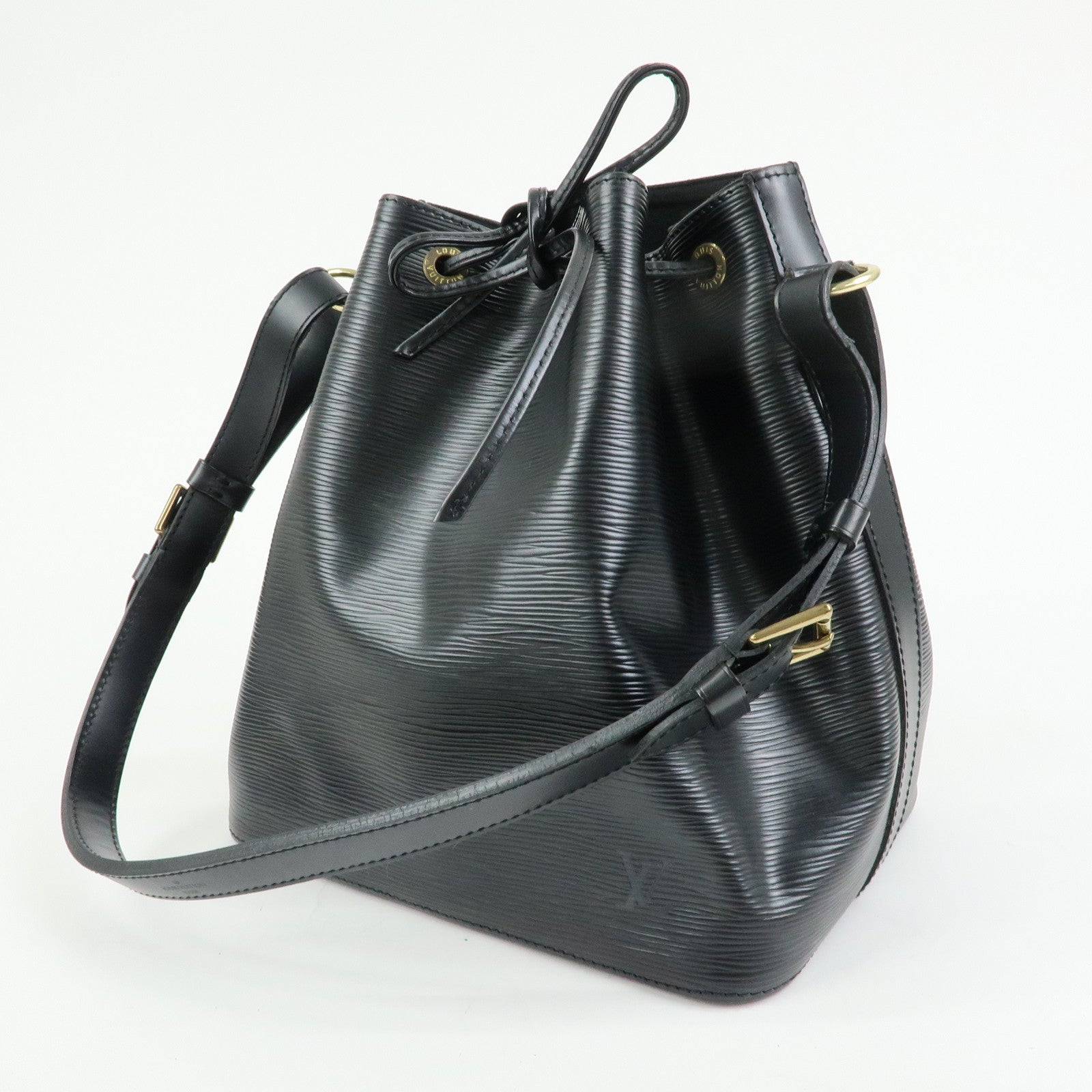 Louis Vuitton Epi Leather Petit Noe Shoulder Bag Noir Black M44102