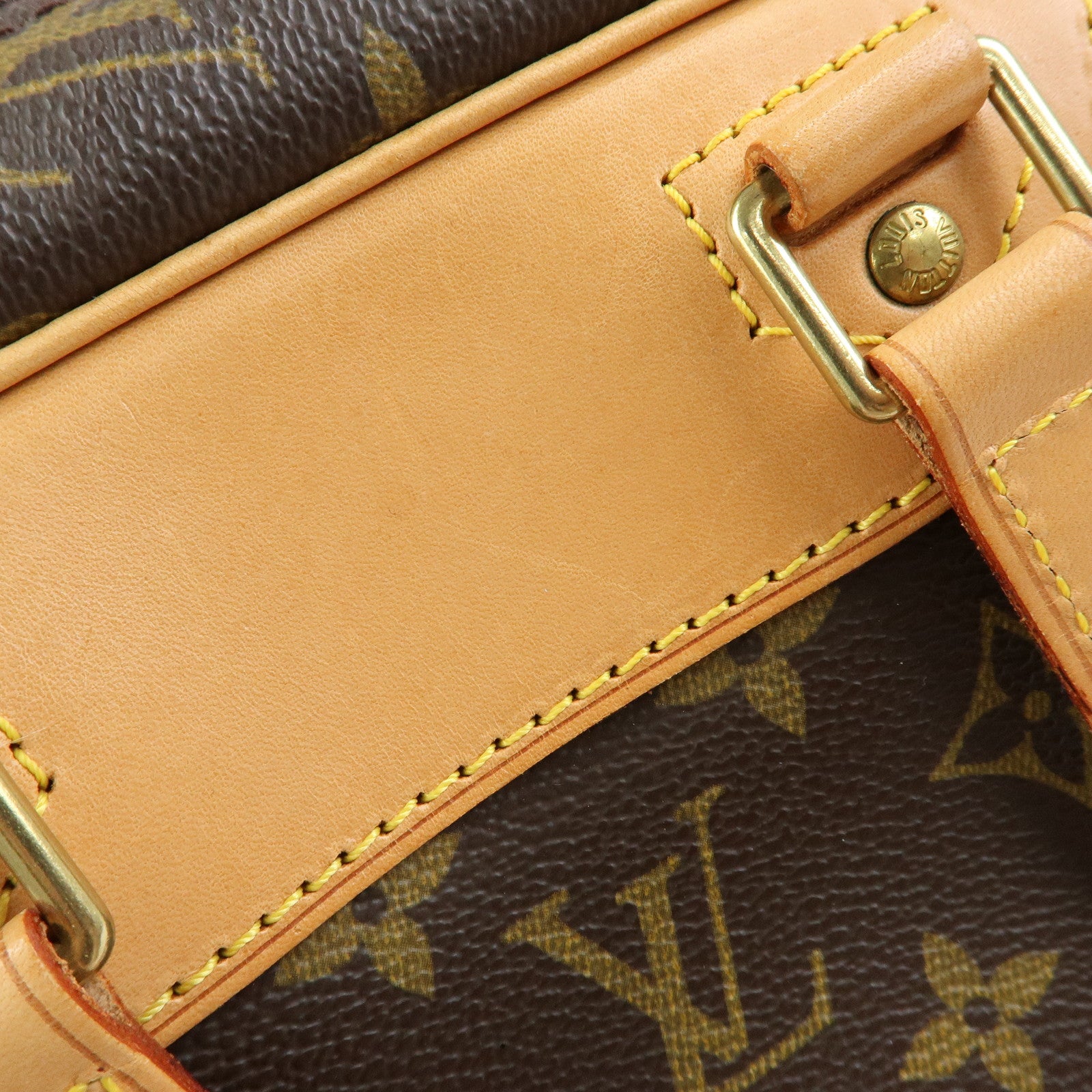 Louis Vuitton Monogram Excursion Shoes Case Hand Bag M41450
