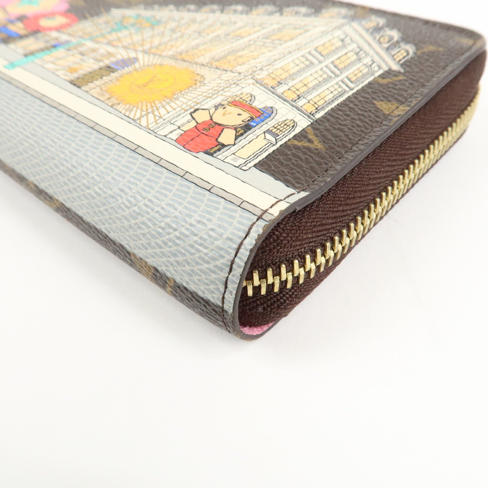 Louis Vuitton Monogram Vivienne Zippy Long Wallet Brown M81544 Used