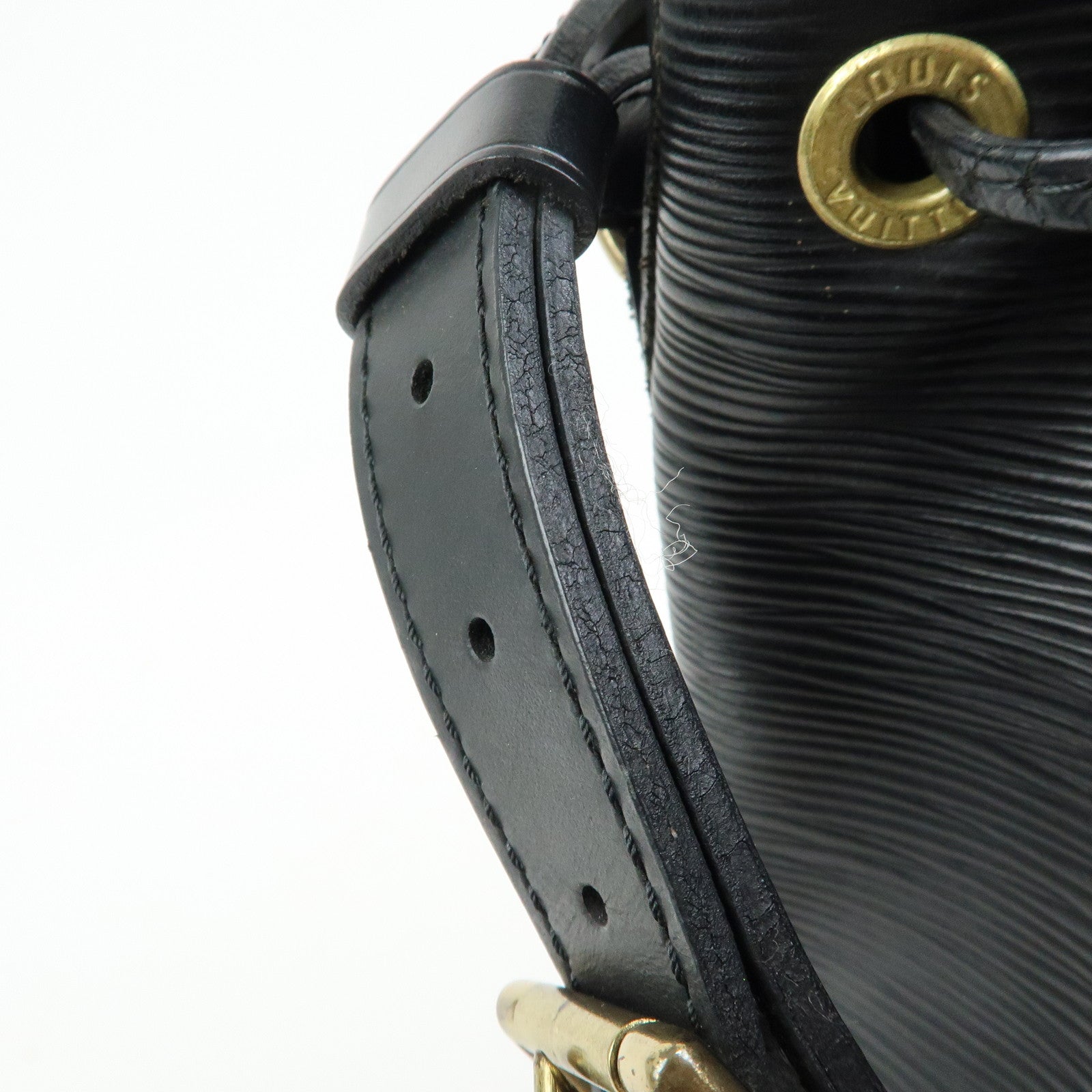 Louis Vuitton Epi Leather Petit Noe Shoulder Bag Noir Black M59012