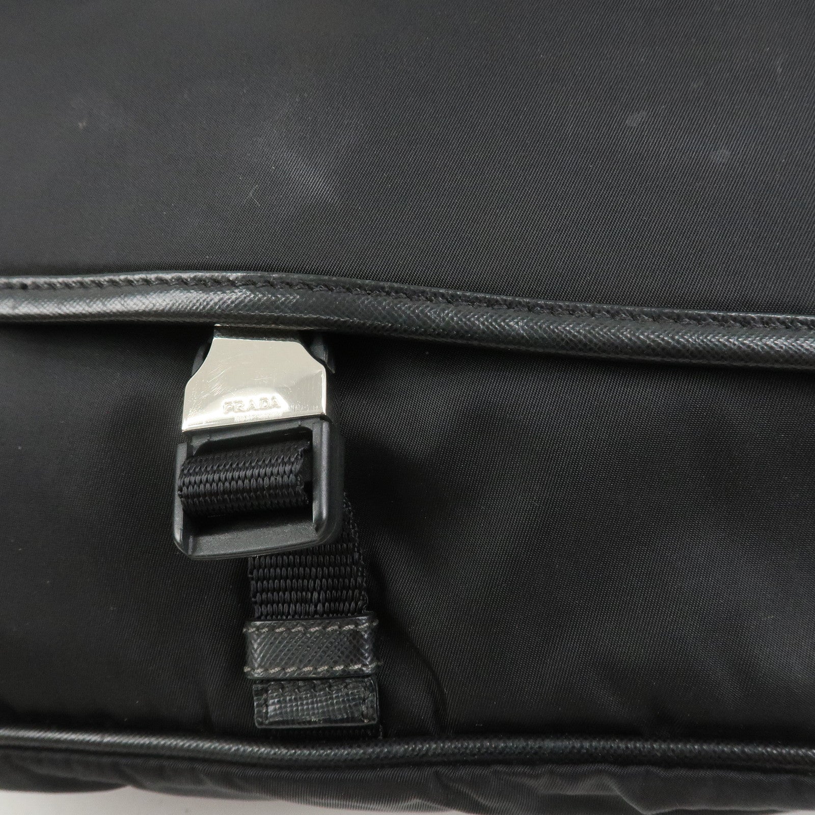 PRADA - Nylon   Saffiano Leather Black 2DV166