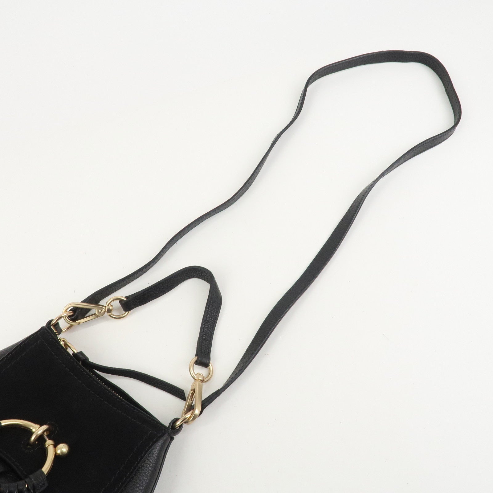 Chloe See by Chloe Joan 2WAY Bag Shoulder Bag Hand Bag Black