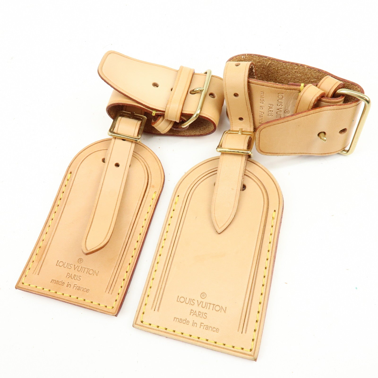 Louis Vuitton Set of 10 Leather Name Tag & Poignet