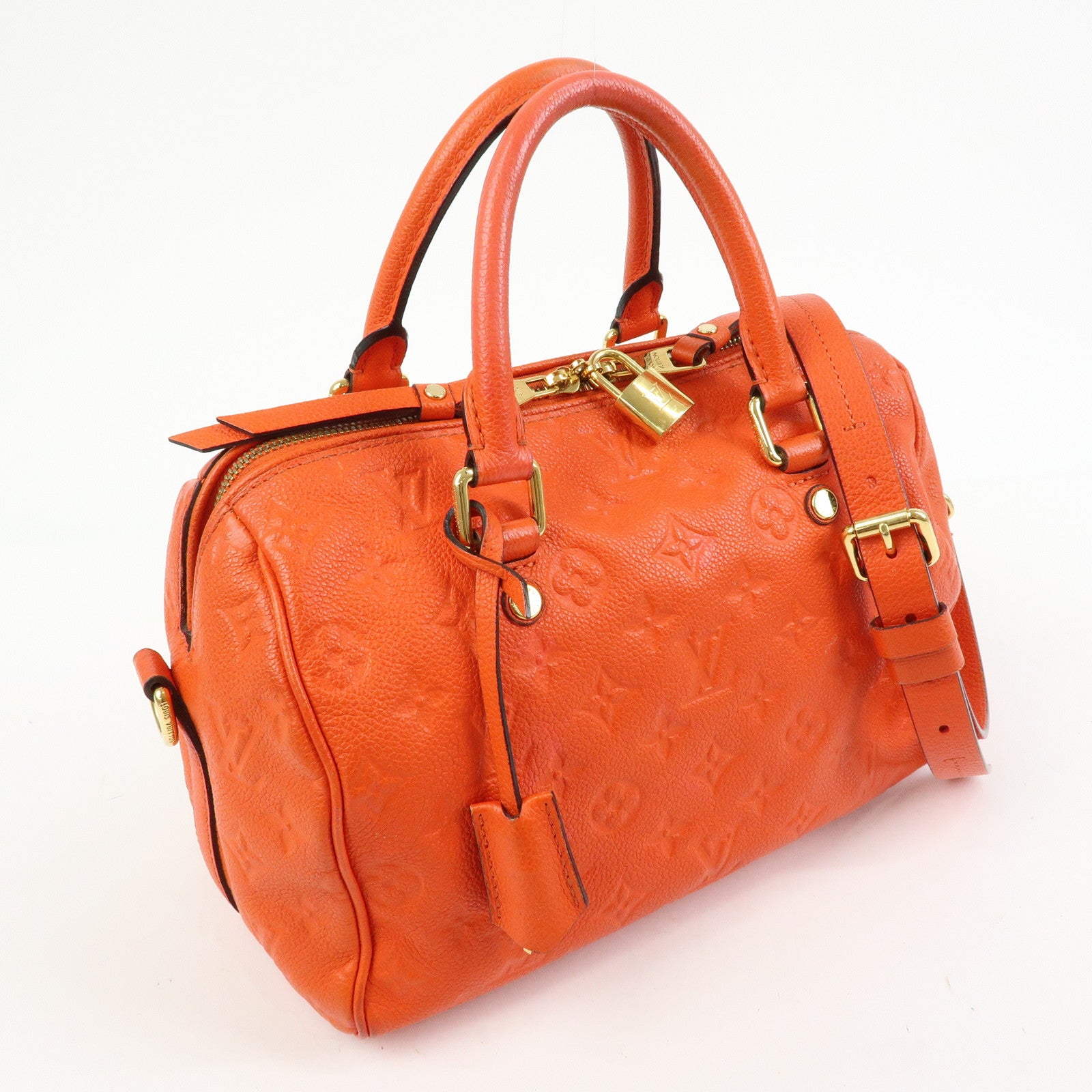Louis Vuitton Monogram Empreinte Speedy Bandouliere 25 Origan M40758