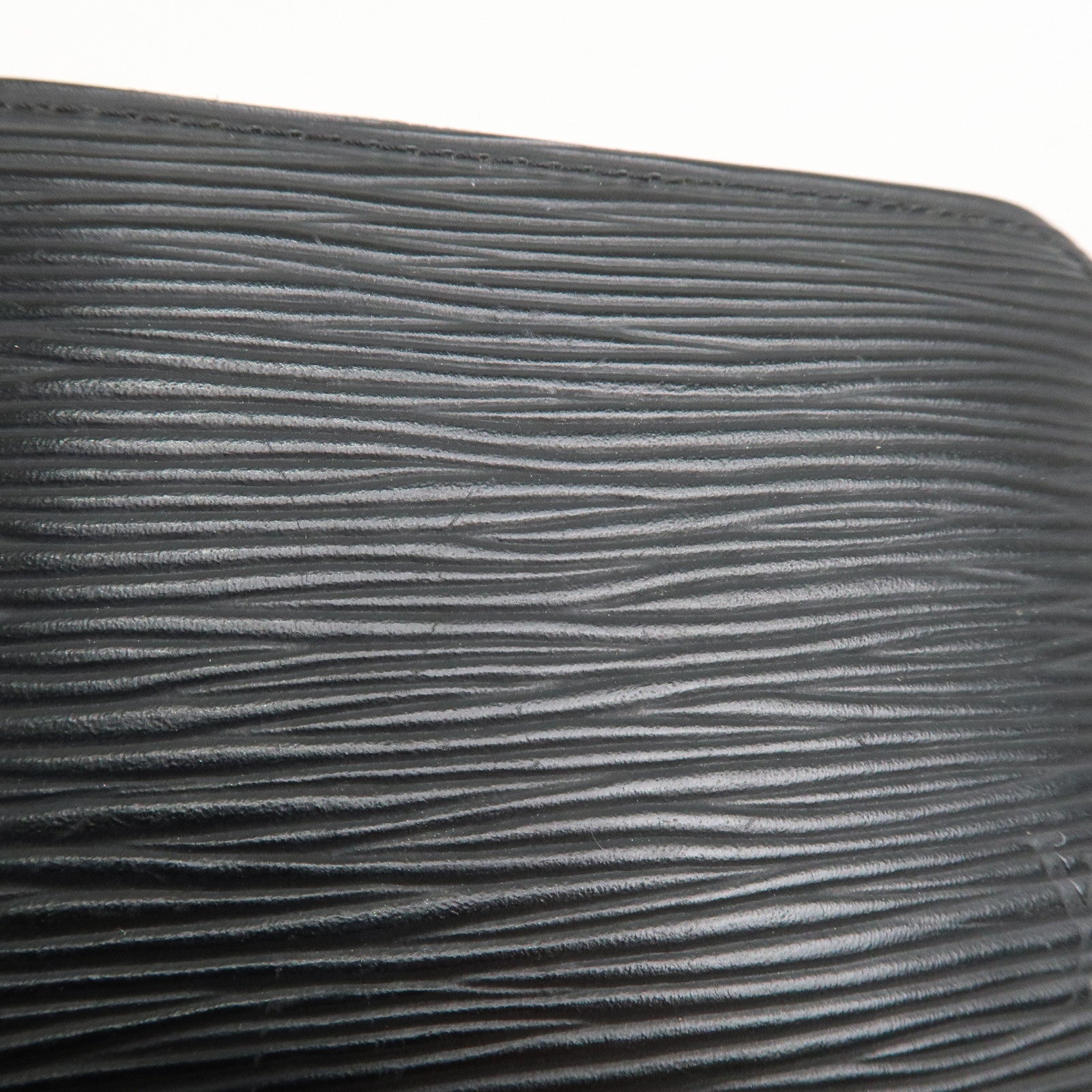 Louis Vuitton Epi Leather Zippy Coin Case Wallet Noir M60152