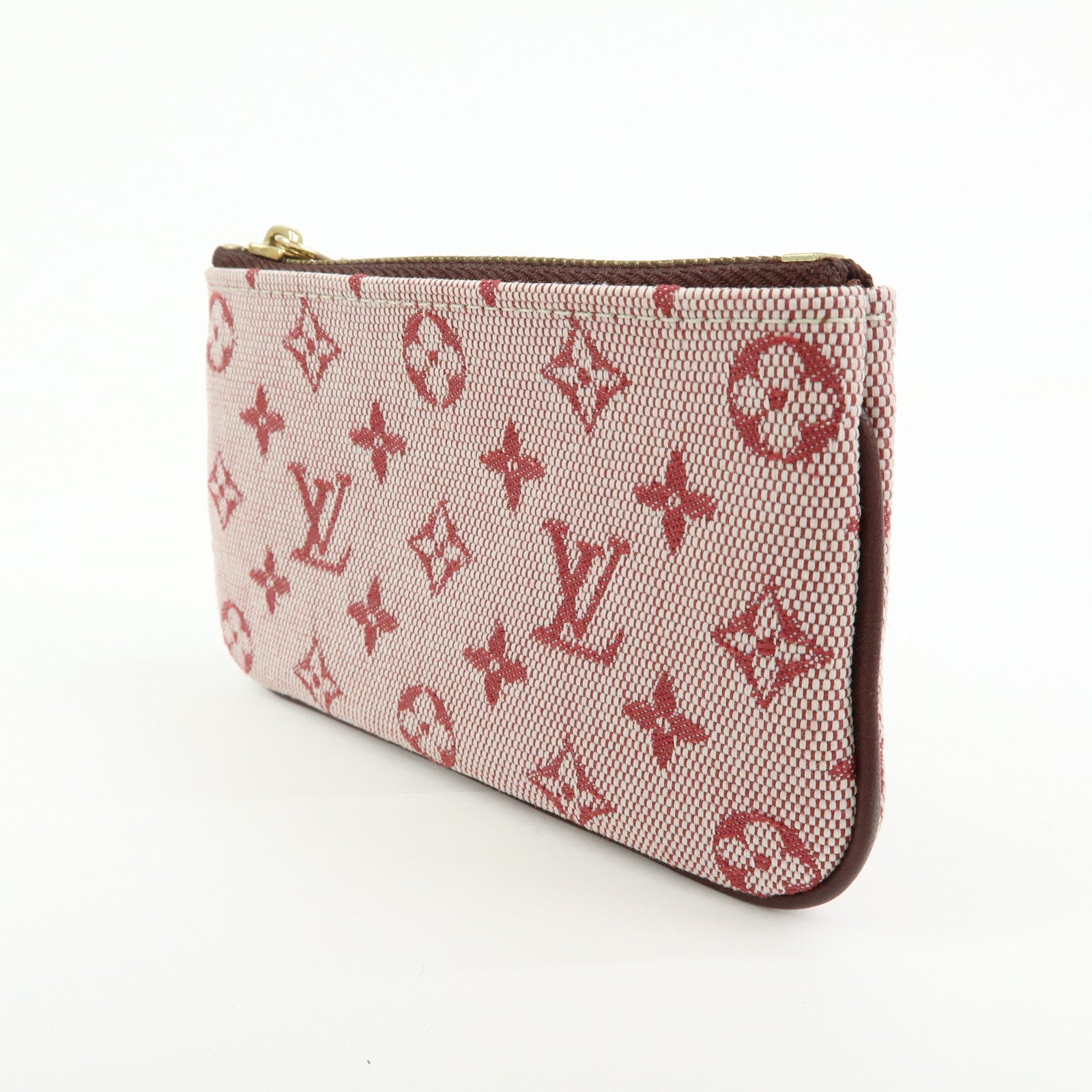 Louis Vuitton Monogram Mini Pochette Cles Coin Case Cerise M92238