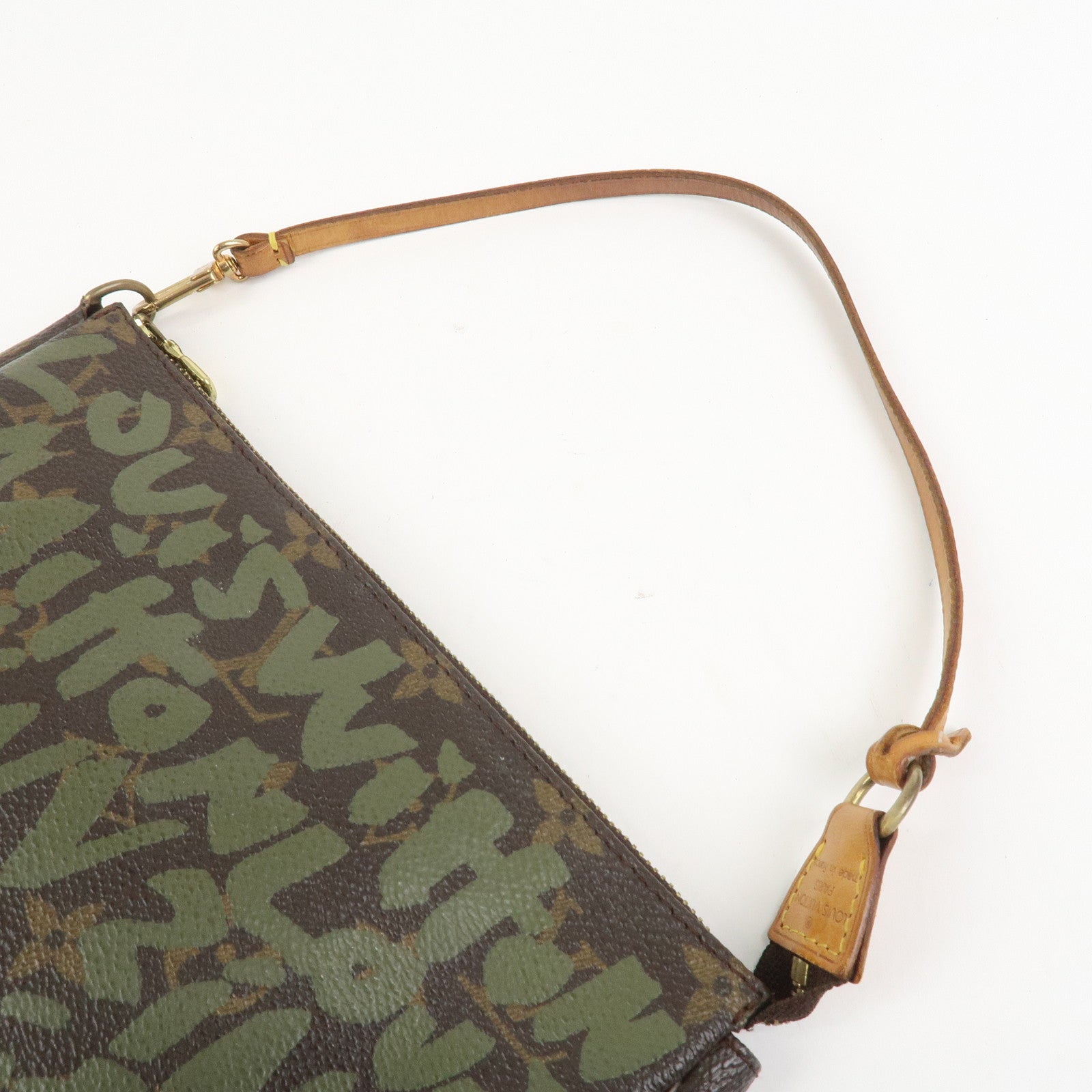 Louis Vuitton Monogram Graffiti Pochette Accessoires Khaki M92191