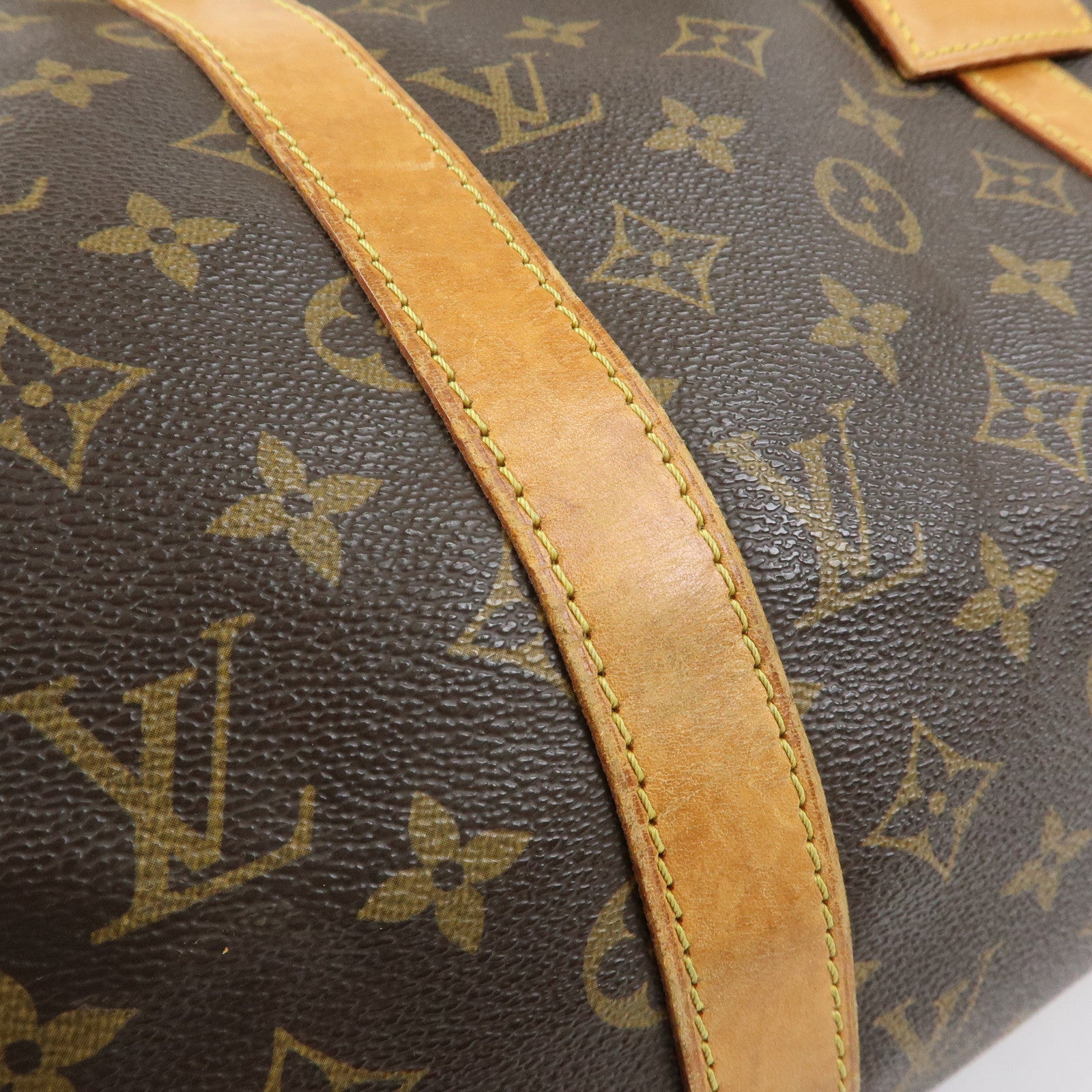 Louis Vuitton Monogram Keep All Bandouliere 50 Boston Bag M41416