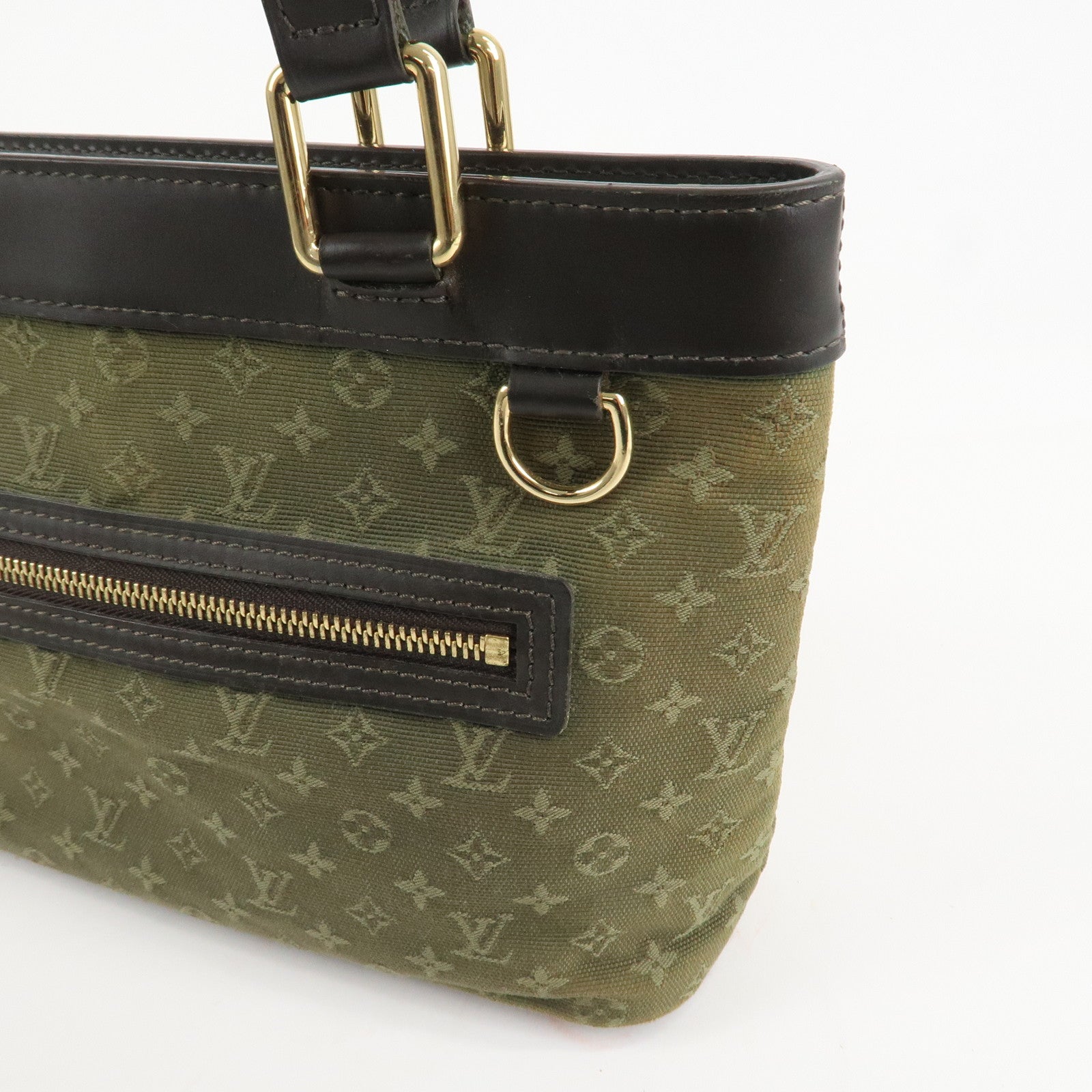 Louis Vuitton Monogram Mini Lucille PM Hand Bag TST Khaki M92682 Used