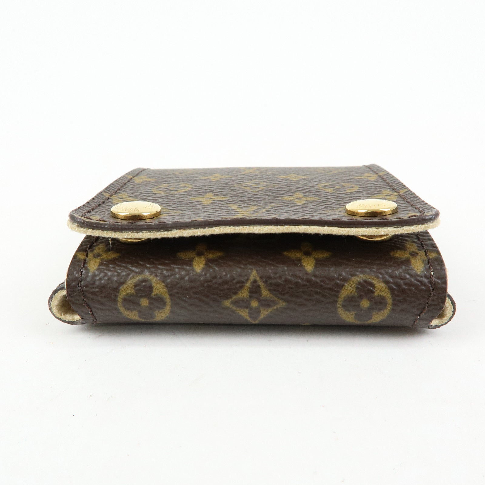 Louis Vuitton Monogram Set of 2 Jewelry Case Brown Used