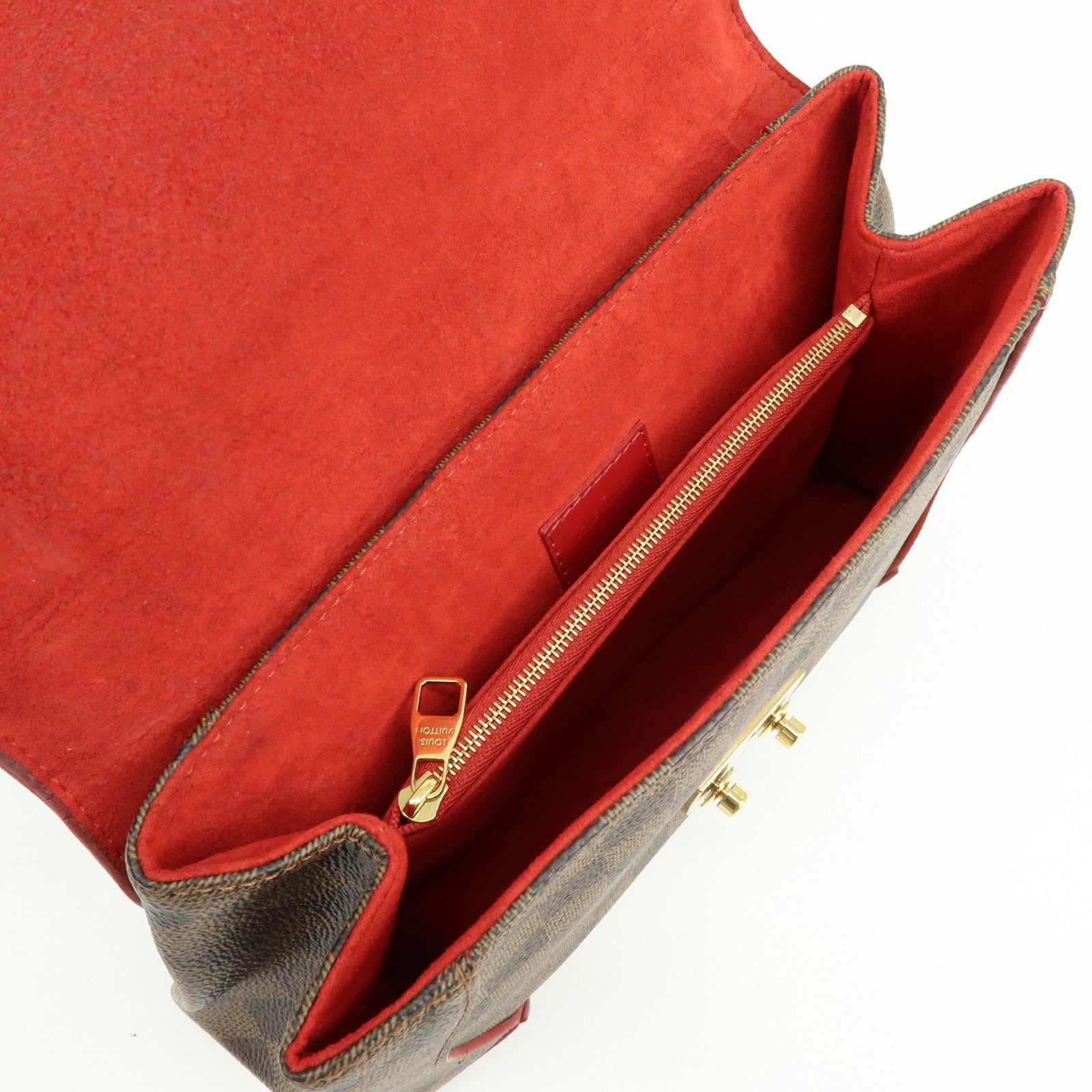 Louis Vuitton Damier Ebene Kaisa Clutch Chain Shoulder Bag N41596