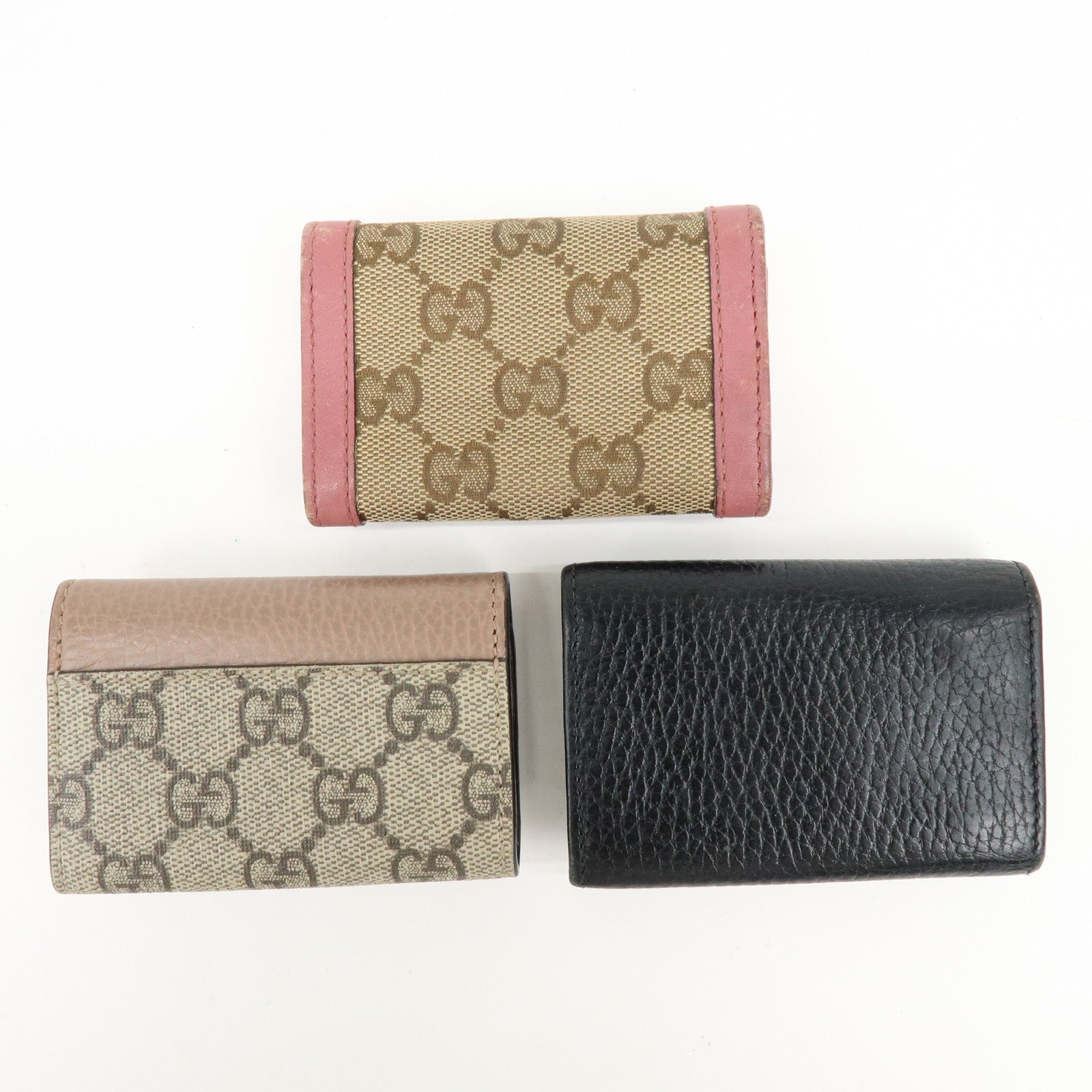 GUCCI Set of 3 Key Case Key Holder 282432 456118 456110
