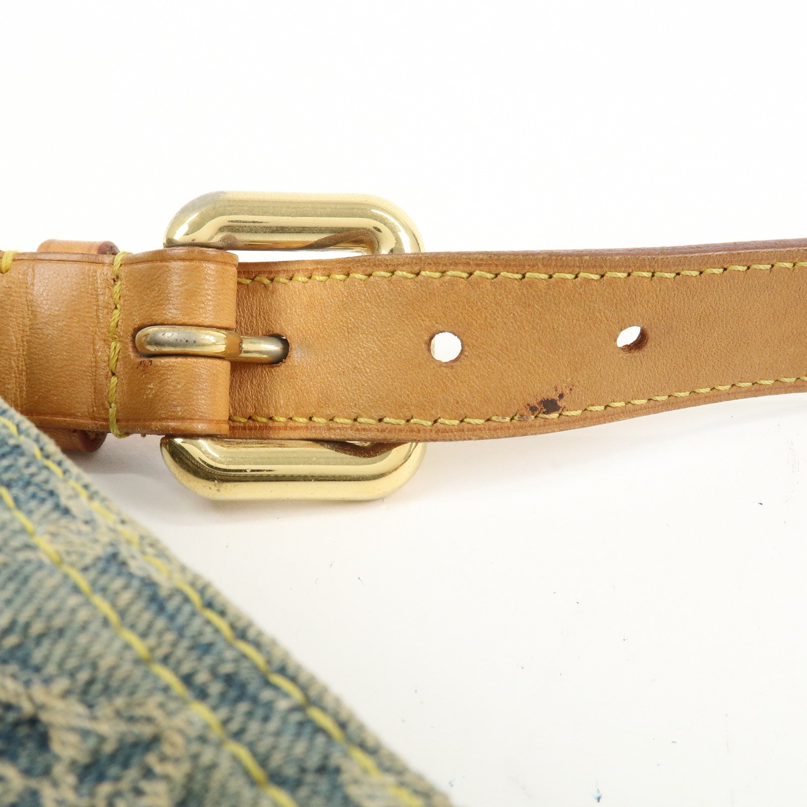 Louis Vuitton Monogram Denim Baggy PM 2Way Bag Shoulder Bag M95049