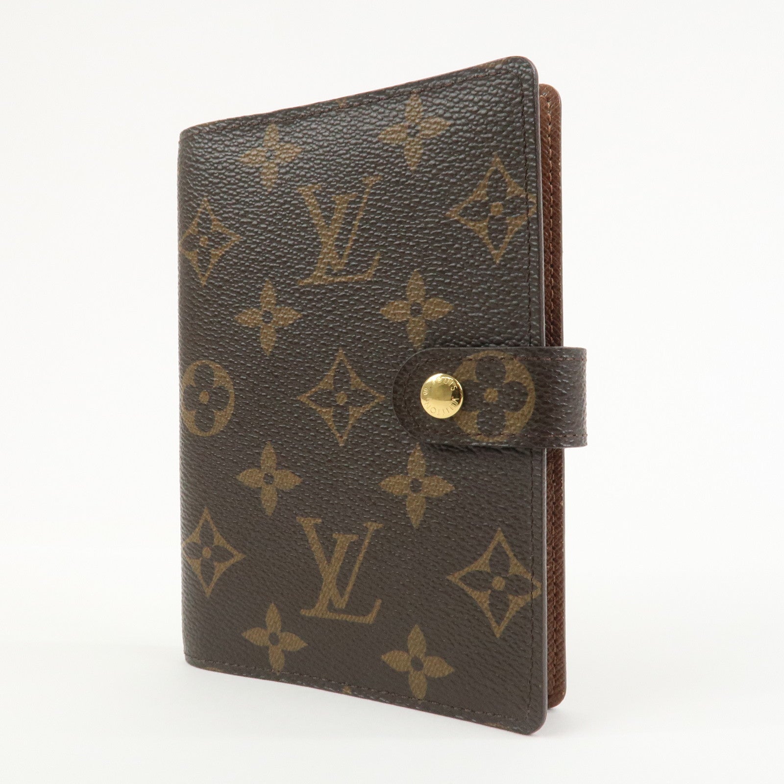 Louis Vuitton Monogram Agenda PM Planner Cover Brown R20005